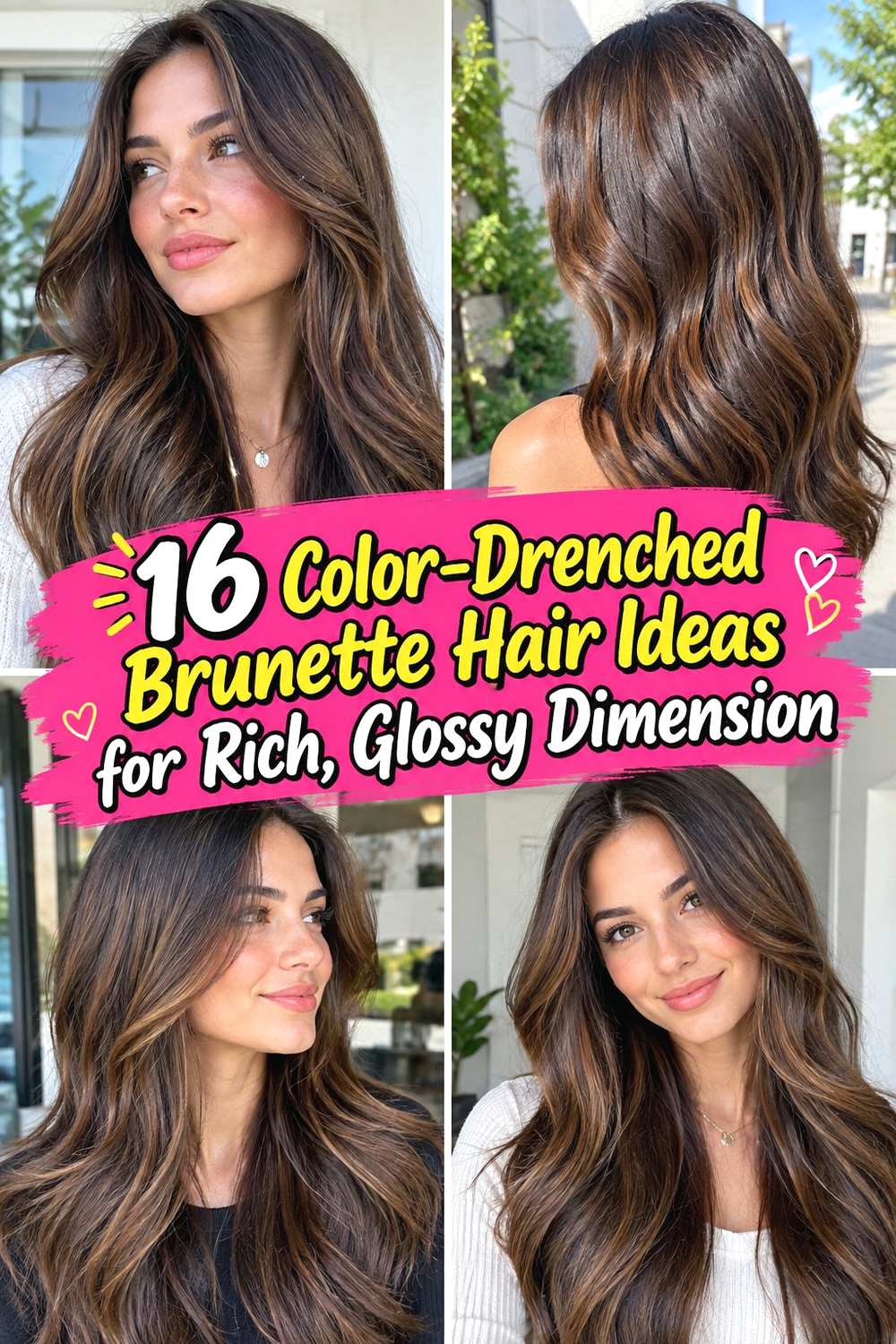 16 Color-Drenched Brunette Hair Ideas for Rich, Glossy Dimension
