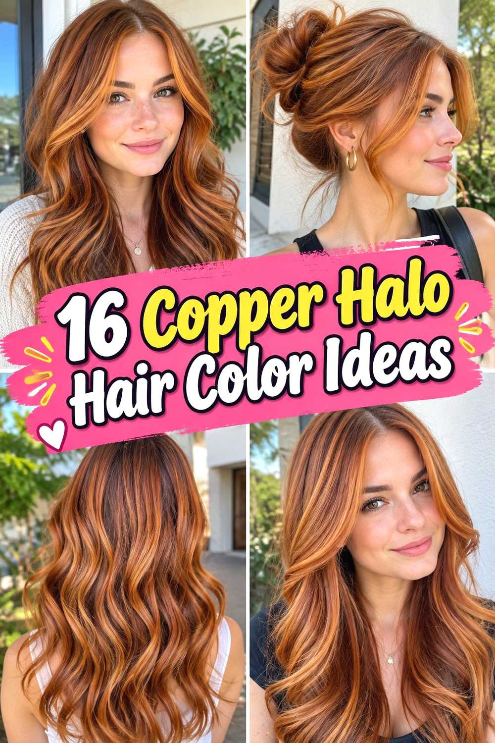16 Copper Halo Hair Color Ideas