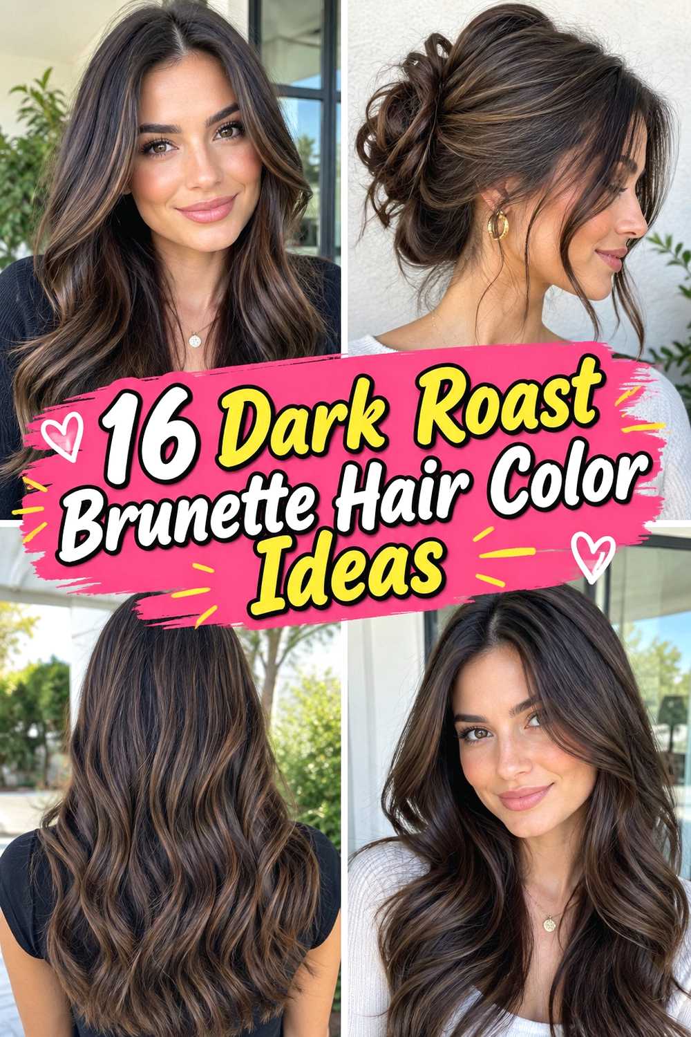 16 Dark Roast Brunette Hair Color Ideas