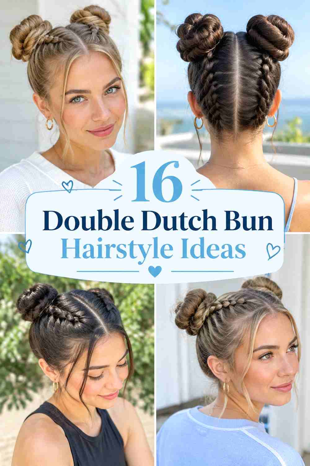16 Double Dutch Bun Hairstyle Ideas