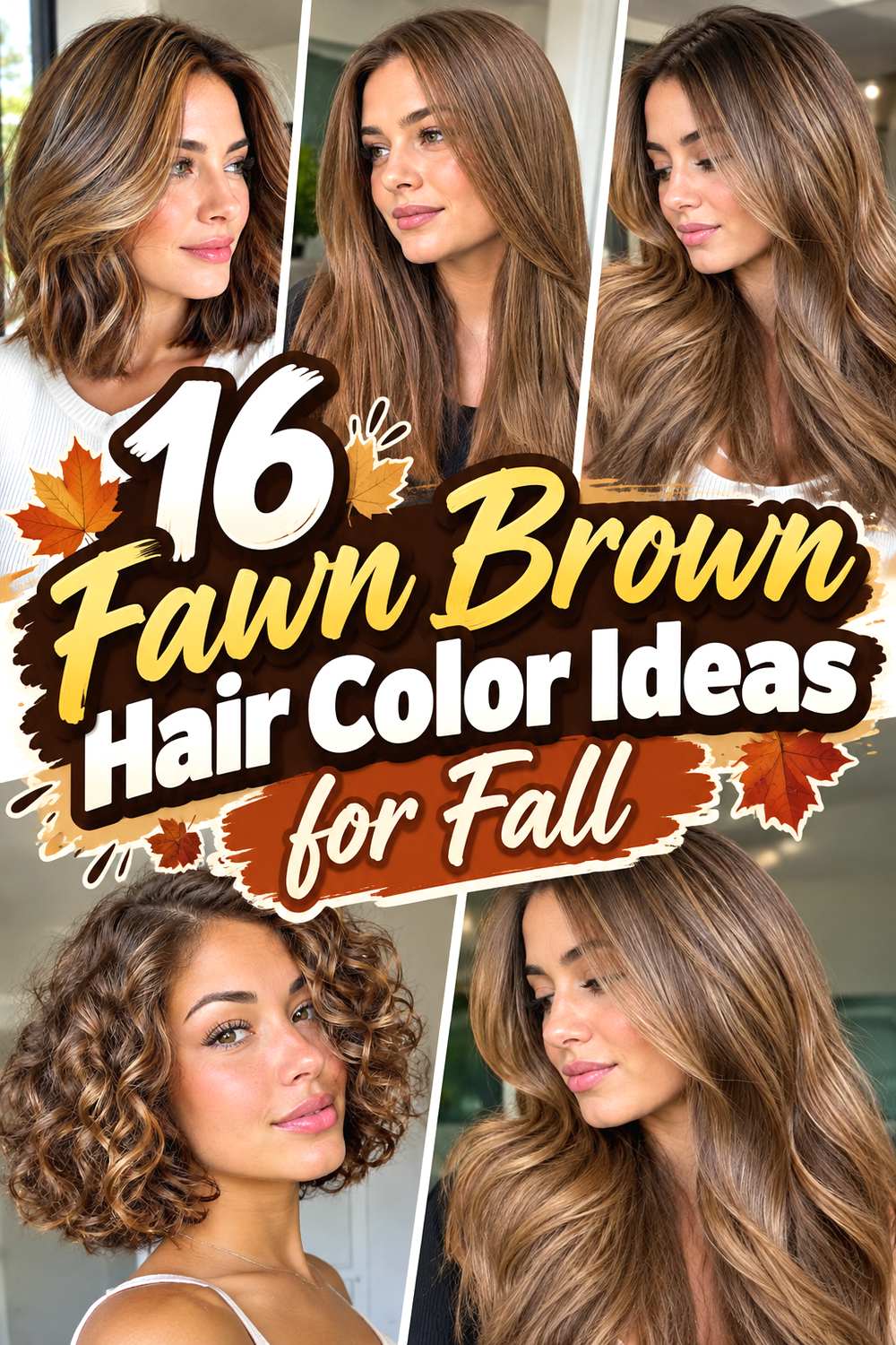 16 Fawn Brown Hair Color Ideas for Fall