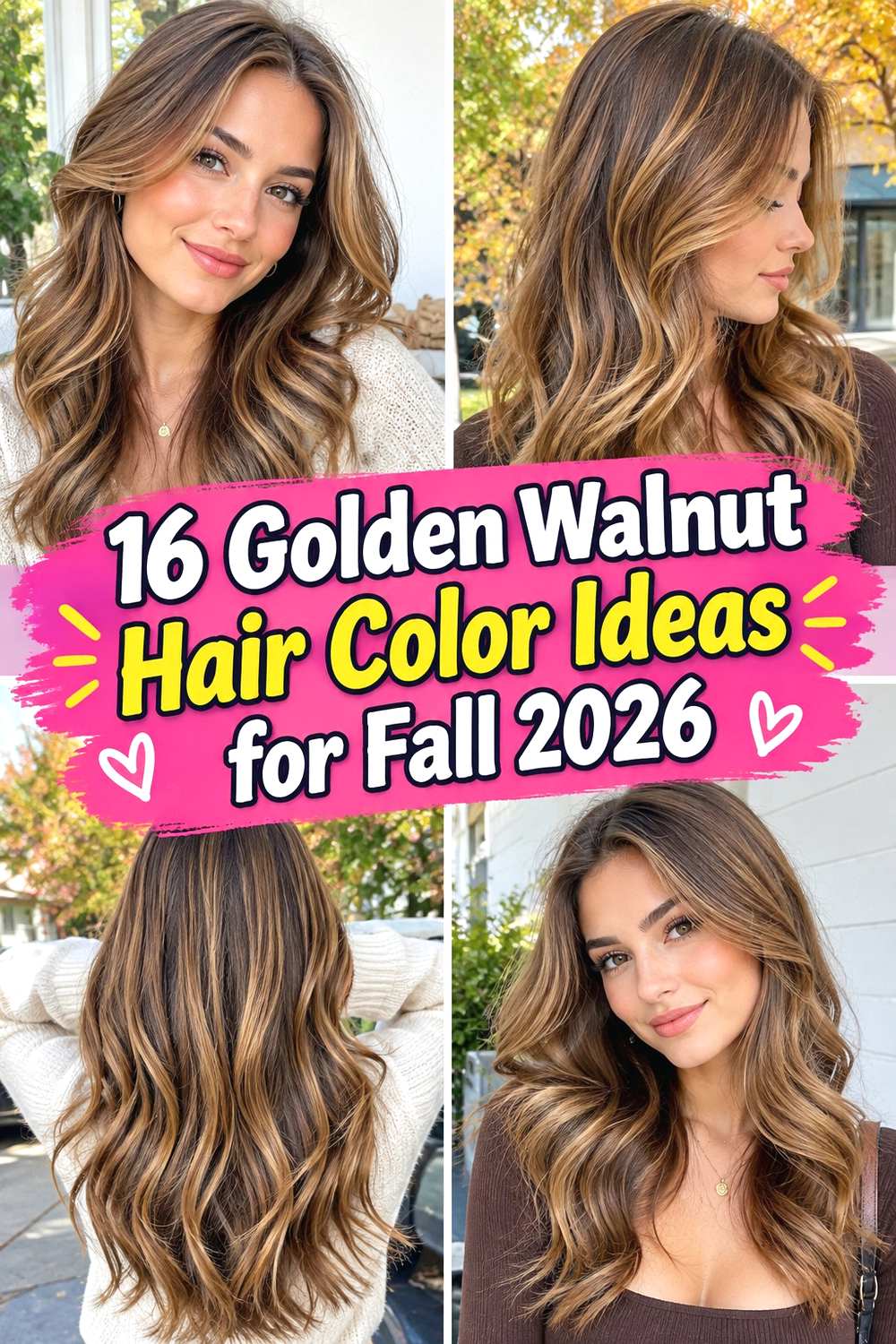 16 Golden Walnut Hair Color Ideas for Fall 2026