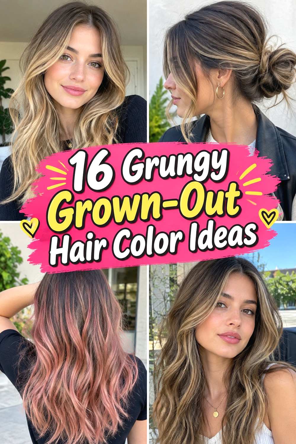 16 Grungy Grown-Out Hair Color Ideas