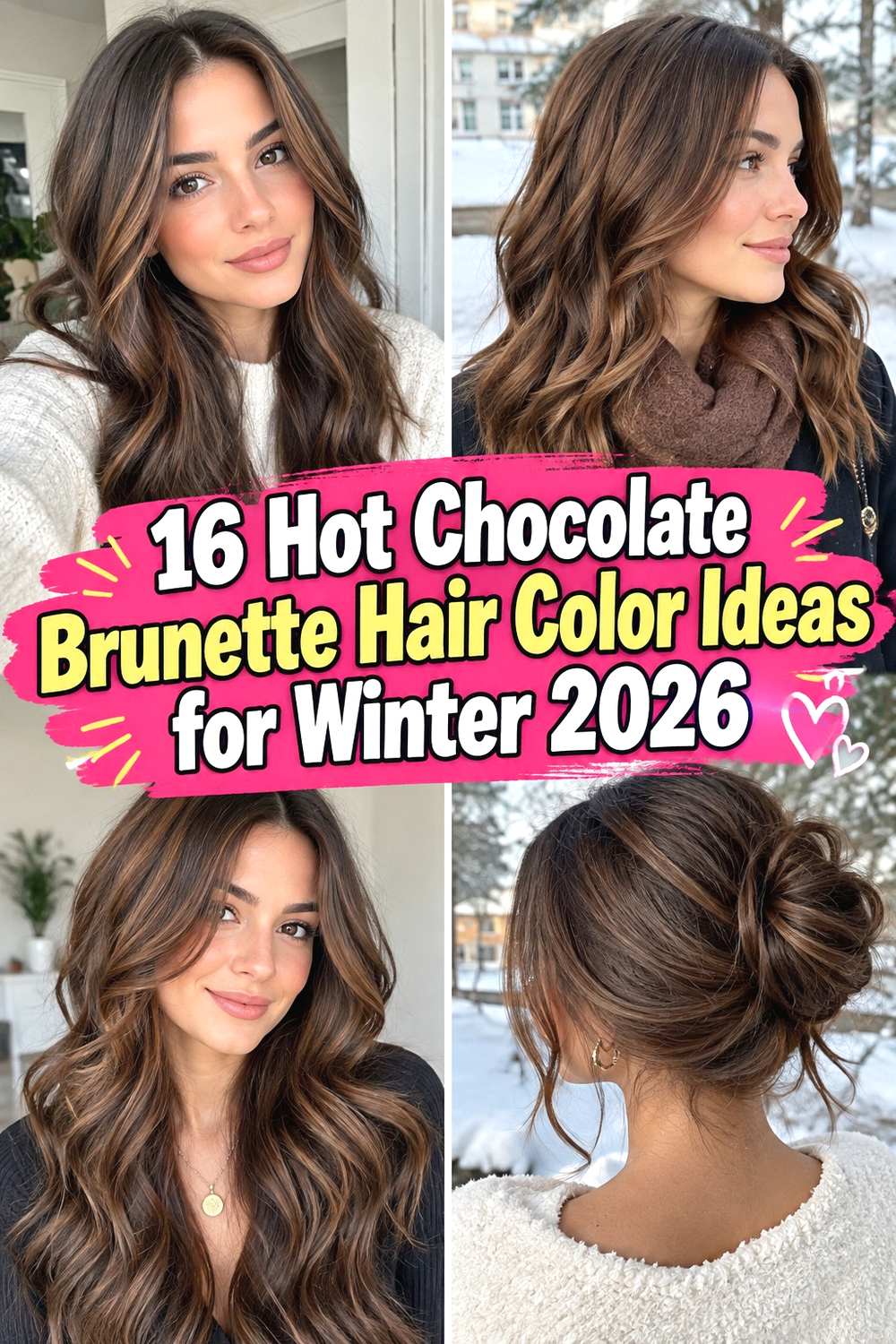 16 Hot Chocolate Brunette Hair Color Ideas for Winter 2026
