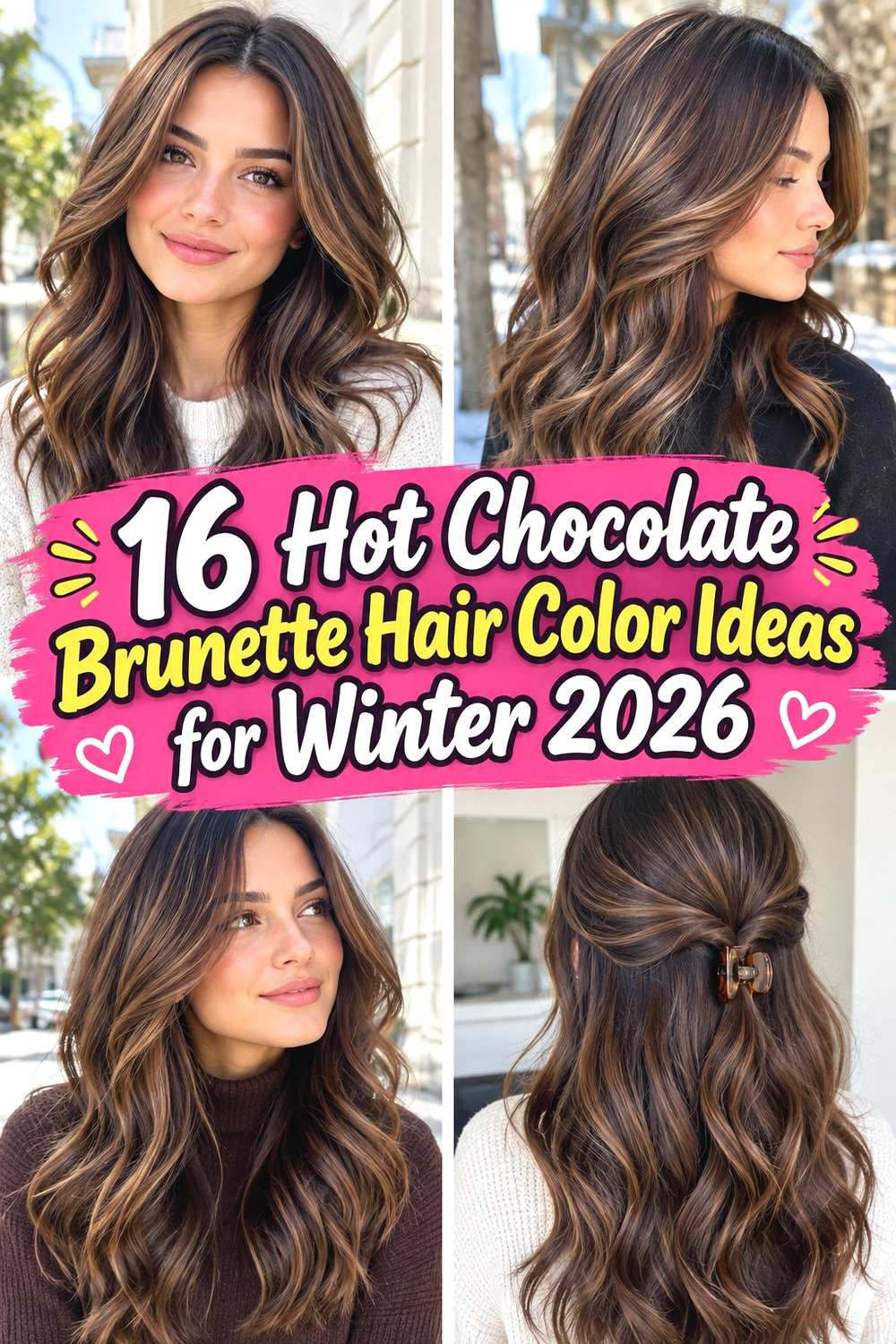 16 Hot Chocolate Brunette Hair Color Ideas for Winter 2026