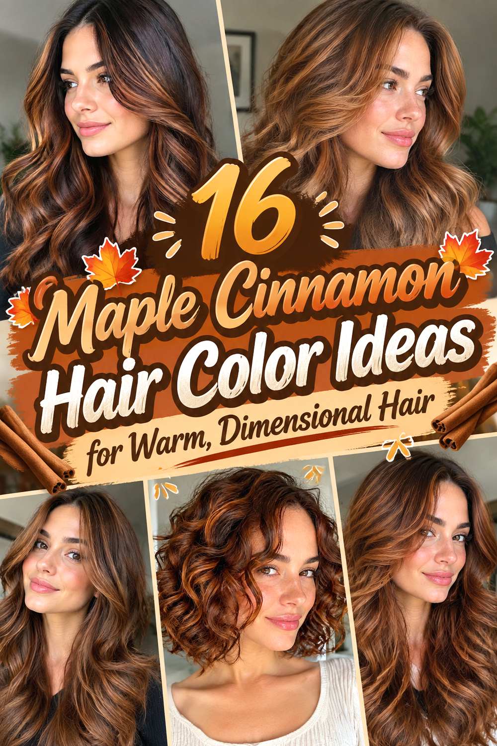 16 Maple Cinnamon Hair Color Ideas for Warm, Dimensional Hair