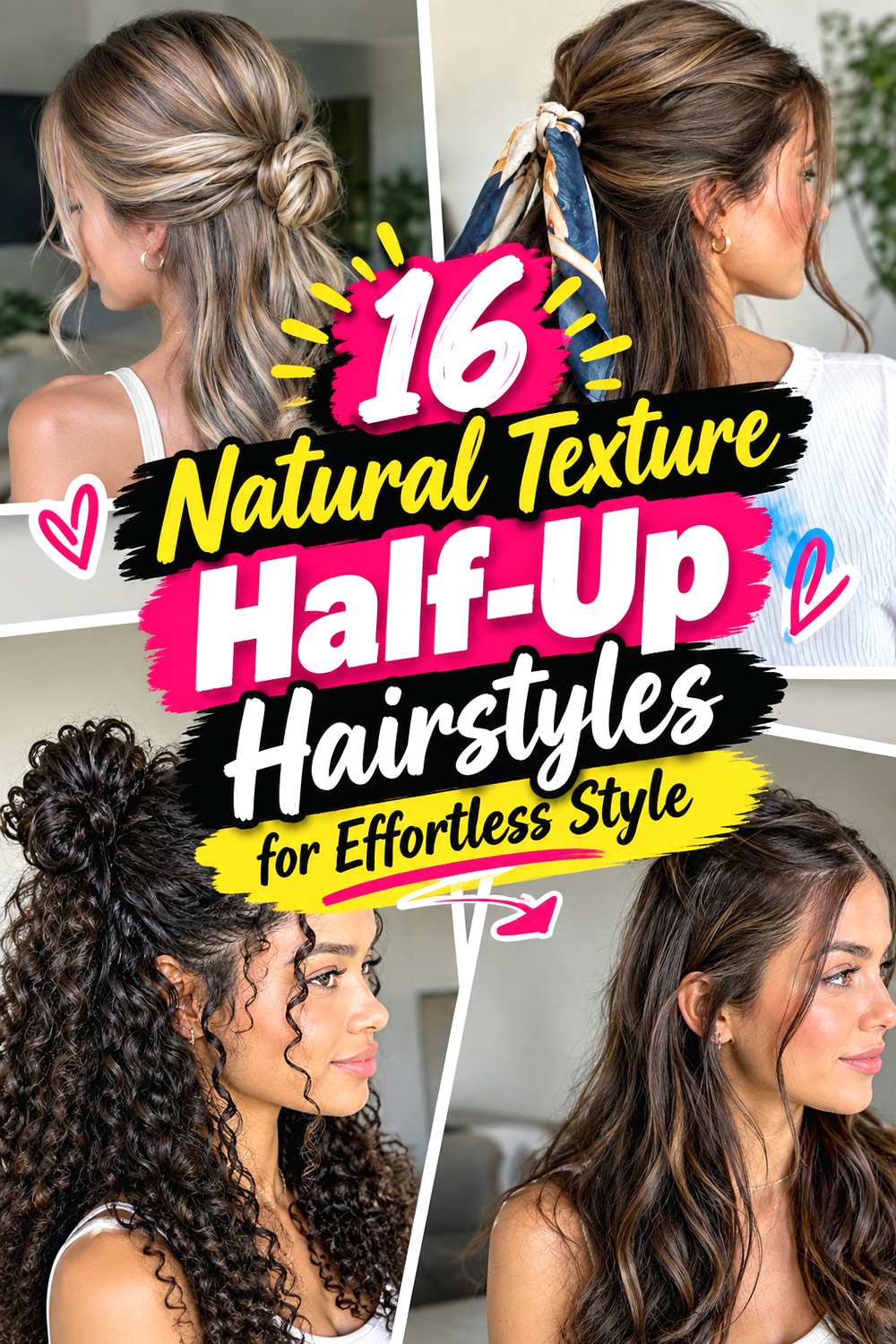 16 Natural Texture Half-Up Hairstyles for Effortless Style