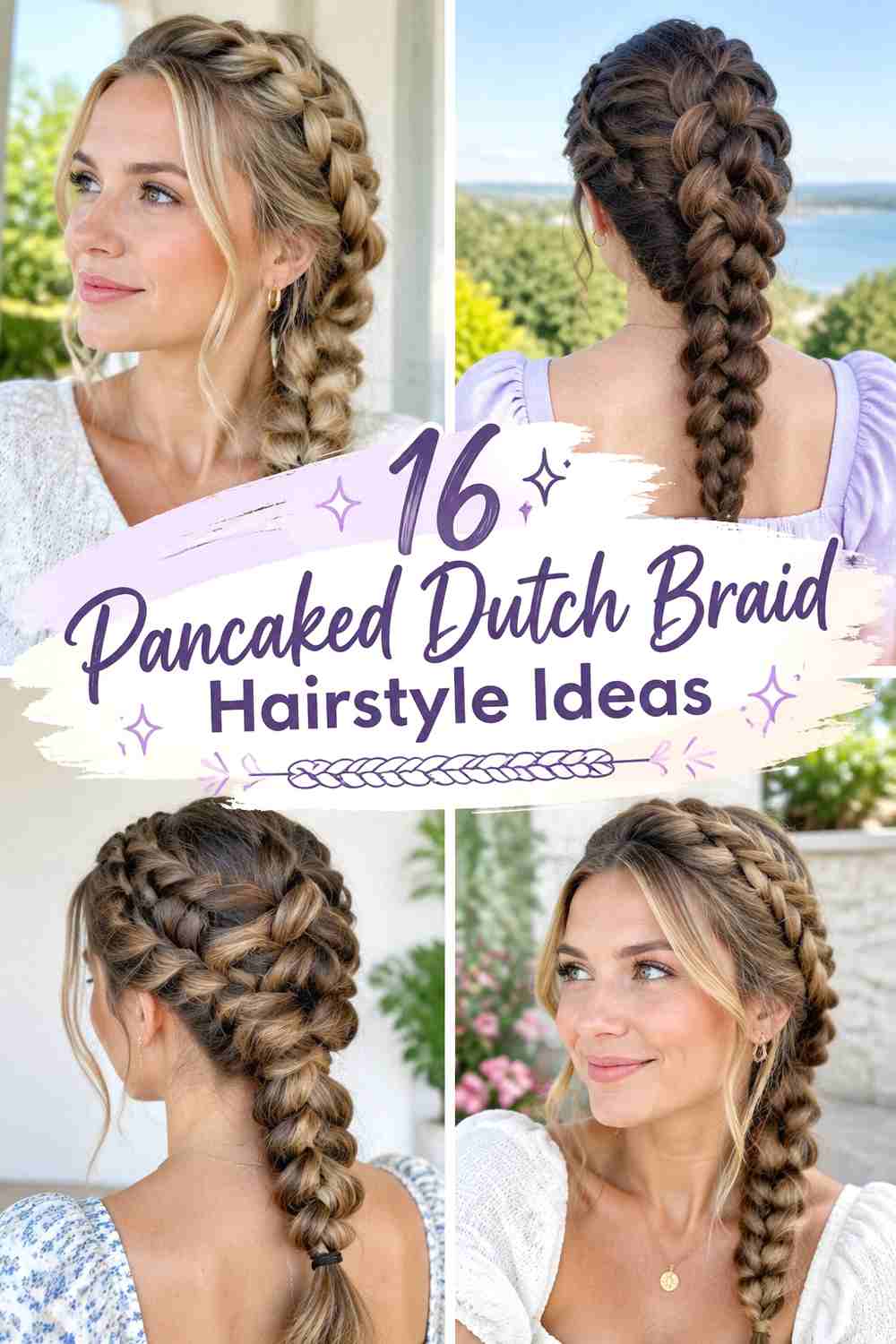 16 Pancaked Dutch Braid Hairstyle Ideas