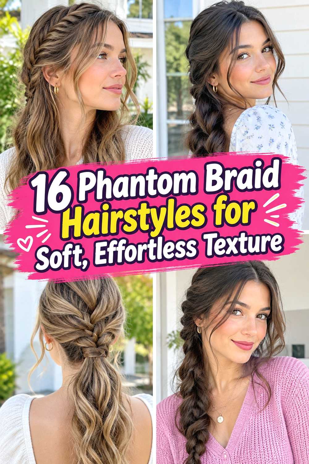 16 Phantom Braid Hairstyles for Soft, Effortless Texture