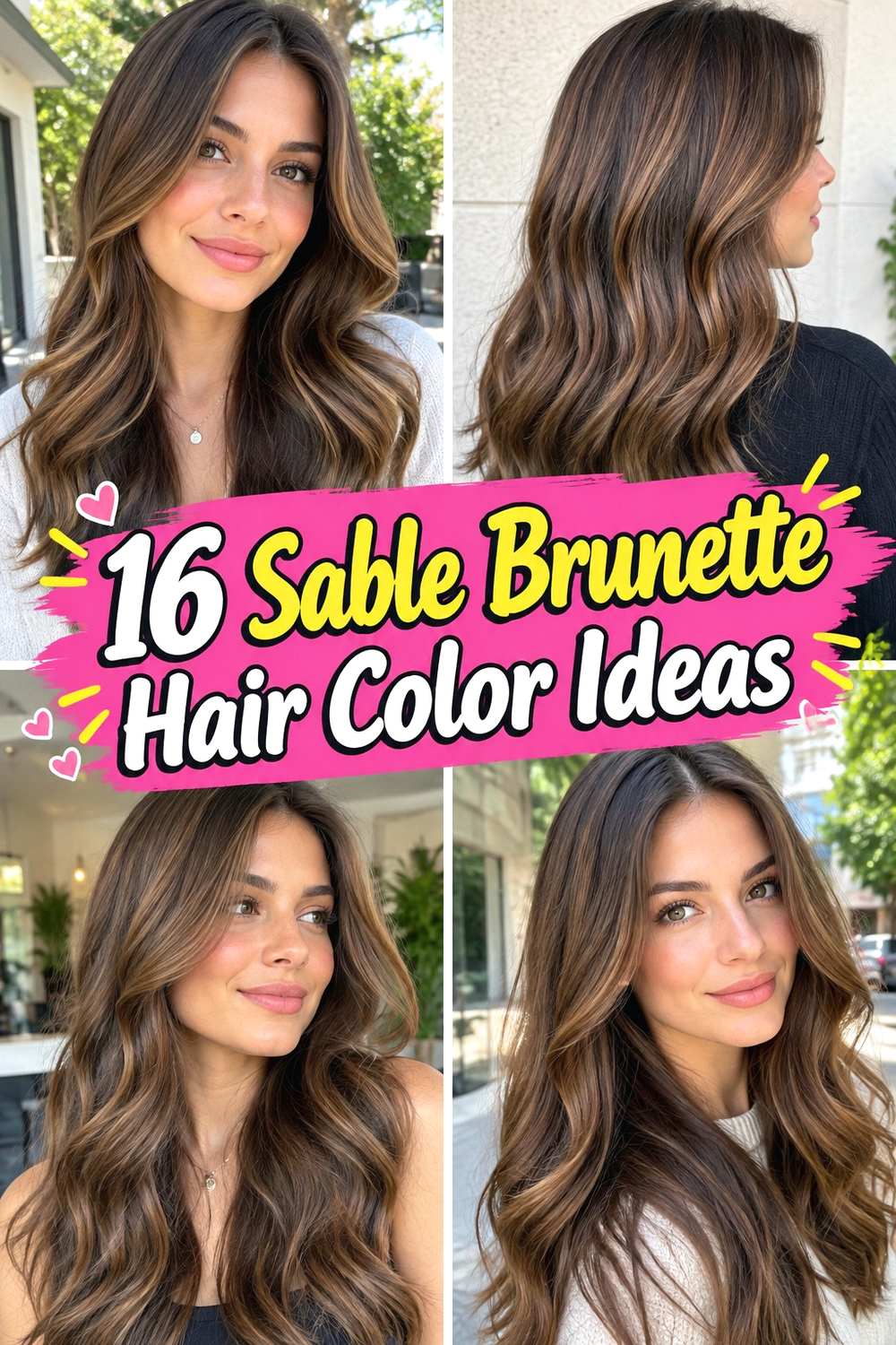 16 Sable Brunette Hair Color Ideas
