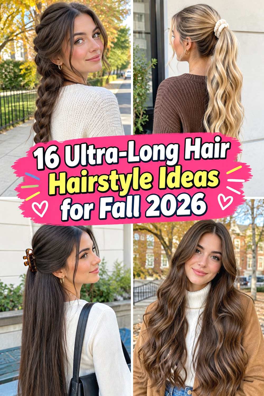 16 Ultra-Long Hair Hairstyle Ideas for Fall 2026