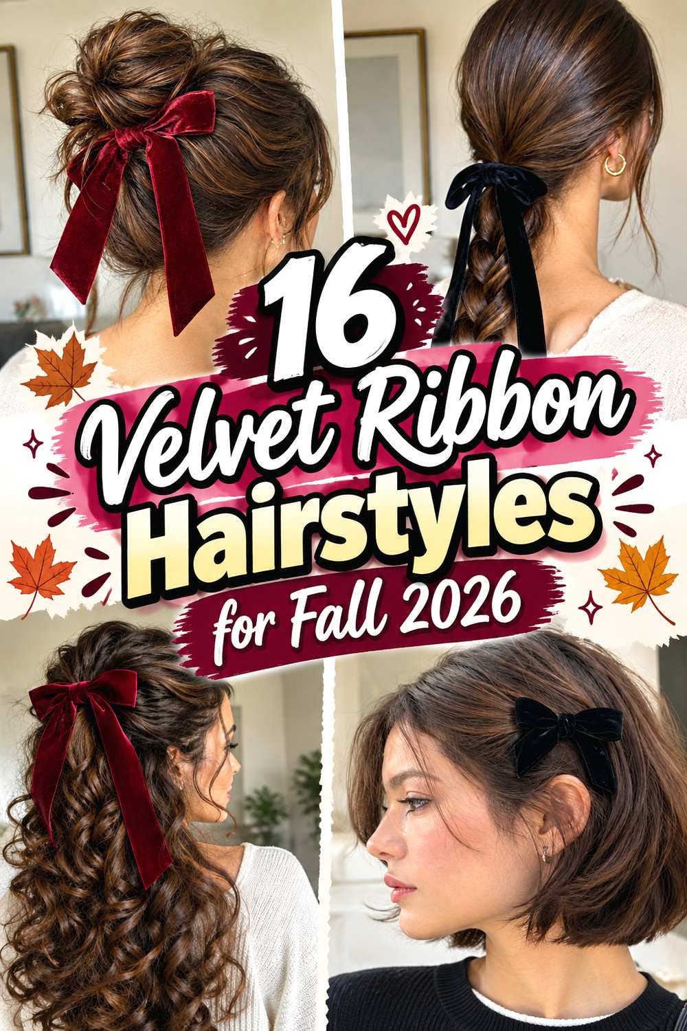 16 Velvet Ribbon Hairstyles for Fall 2026
