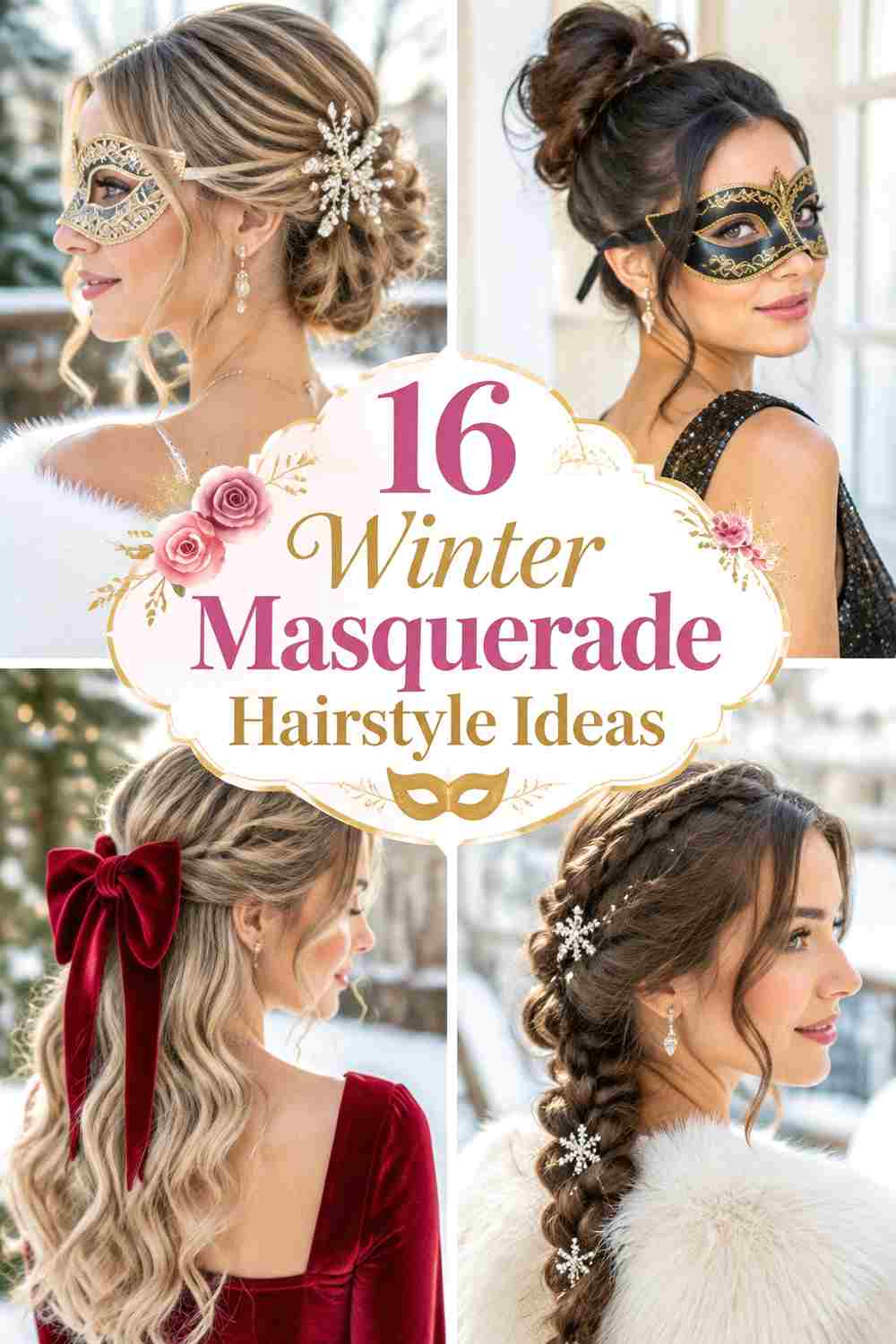 16 Winter Masquerade Hairstyle Ideas