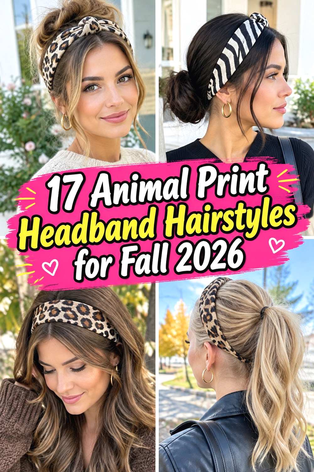 17 Animal Print Headband Hairstyles for Fall 2026