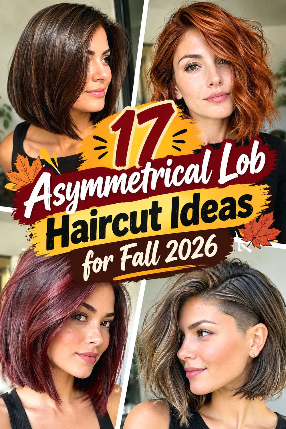 17 Asymmetrical Lob Haircut Ideas for Fall 2026