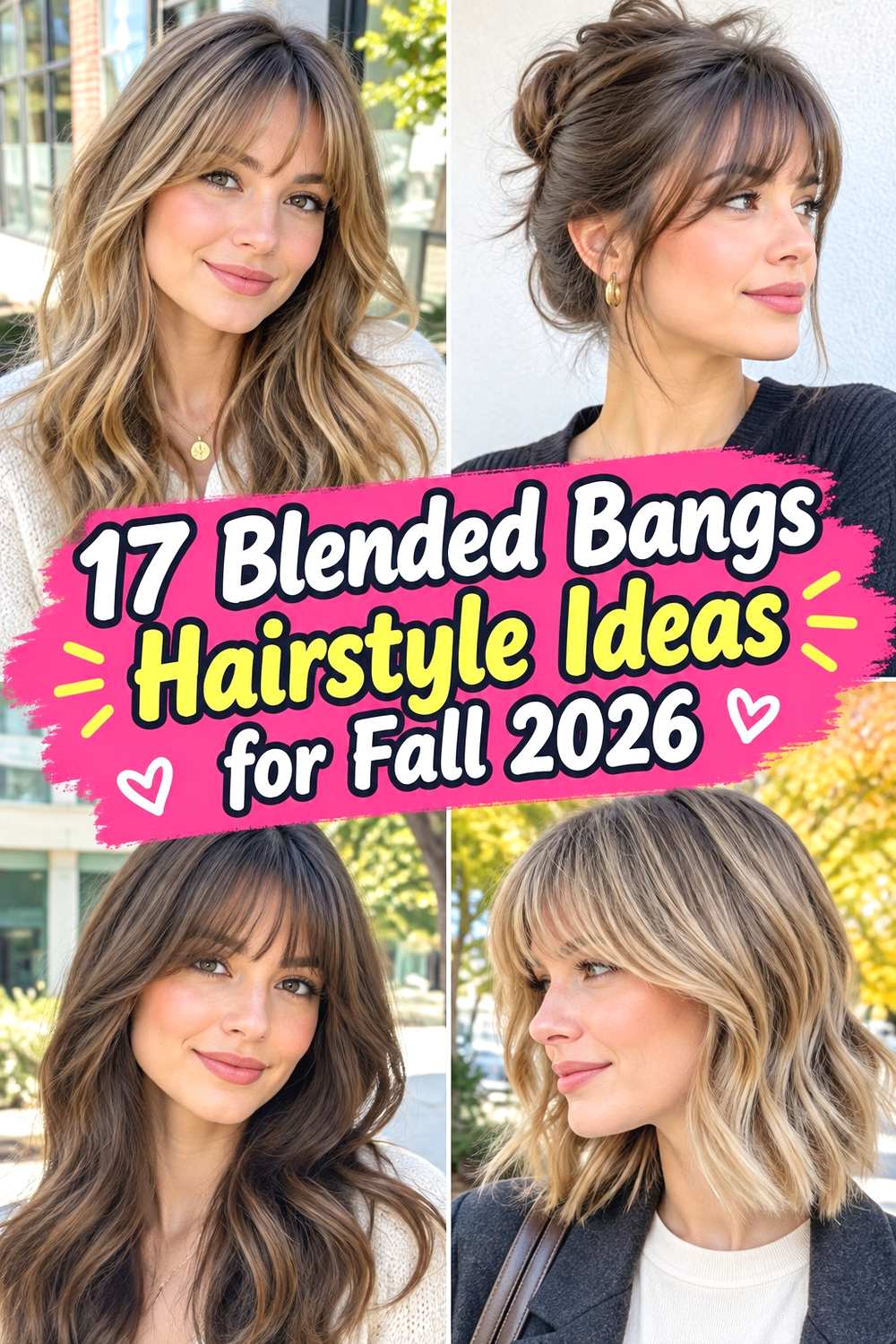 17 Blended Bangs Hairstyle Ideas for Fall 2026