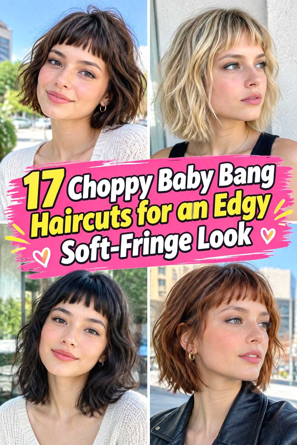 17 Choppy Baby Bang Haircuts for an Edgy Soft-Fringe Look