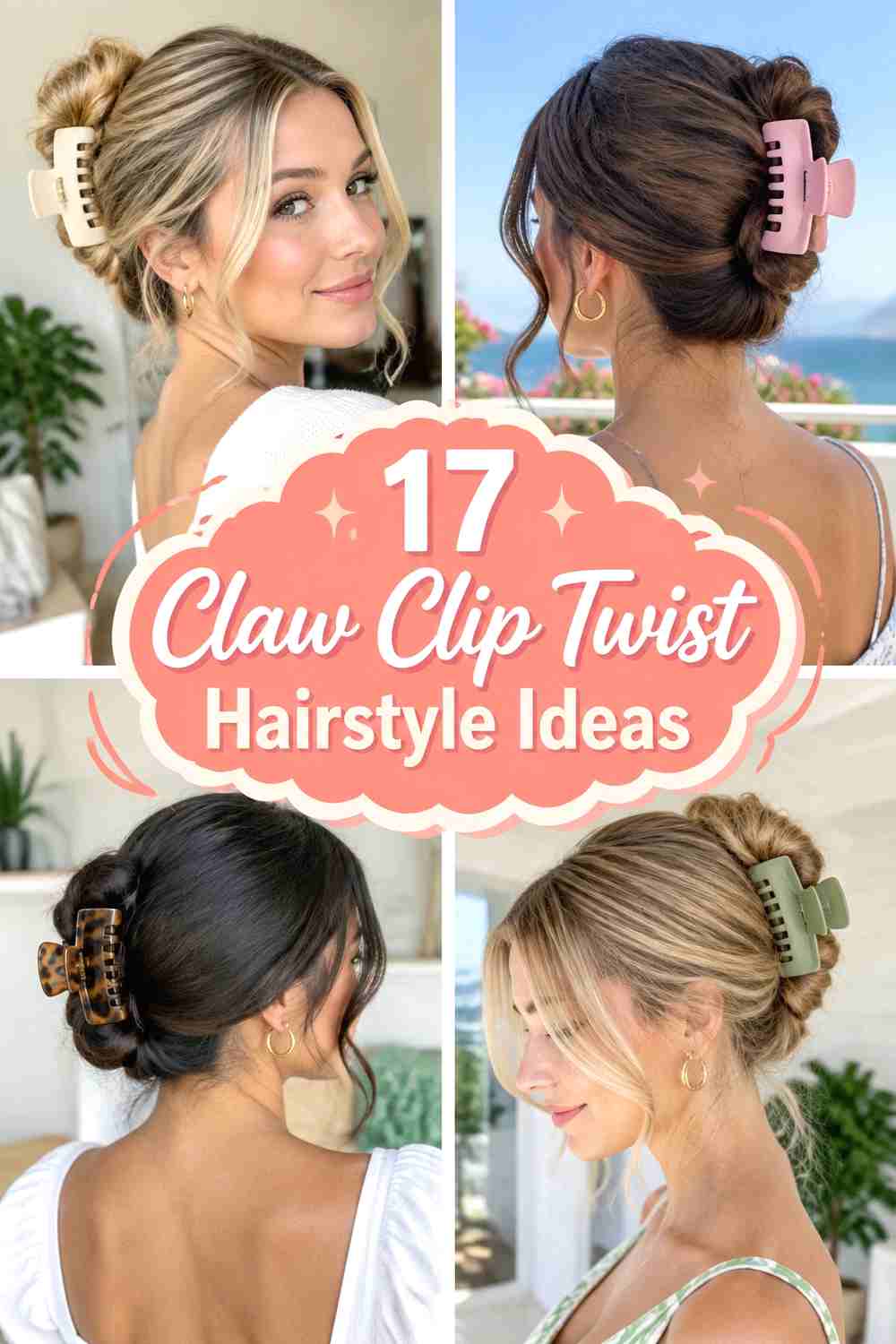 17 Claw Clip Twist Hairstyle Ideas