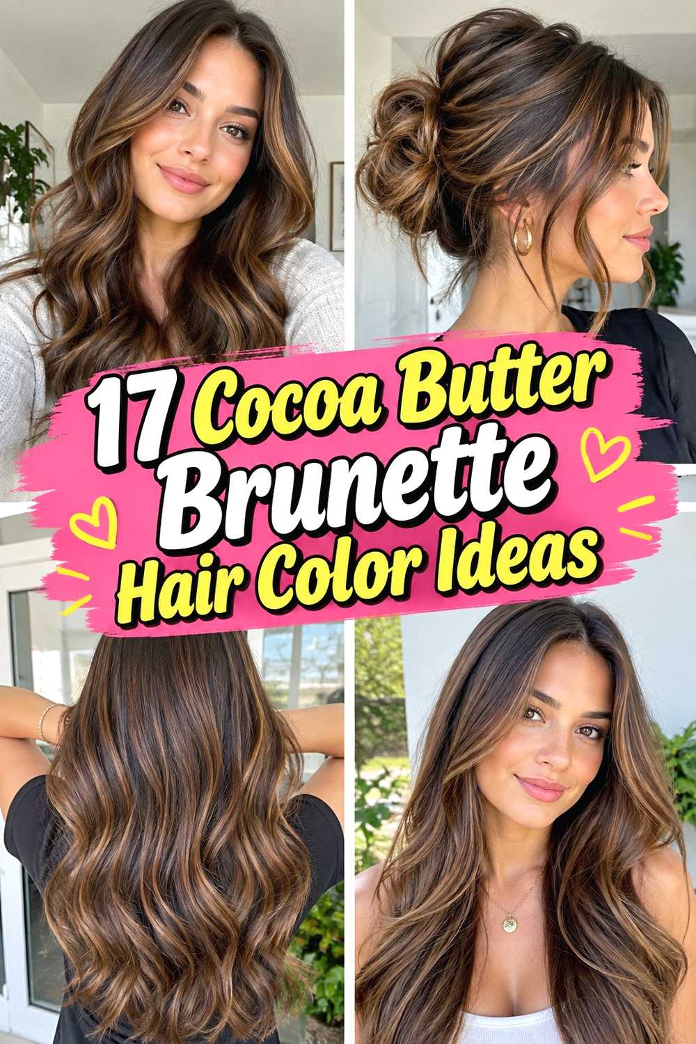17 Cocoa Butter Brunette Hair Color Ideas