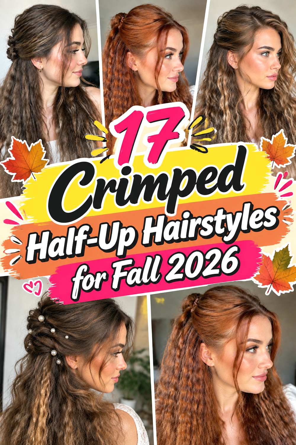 17 Crimped Half-Up Hairstyles for Fall 2026