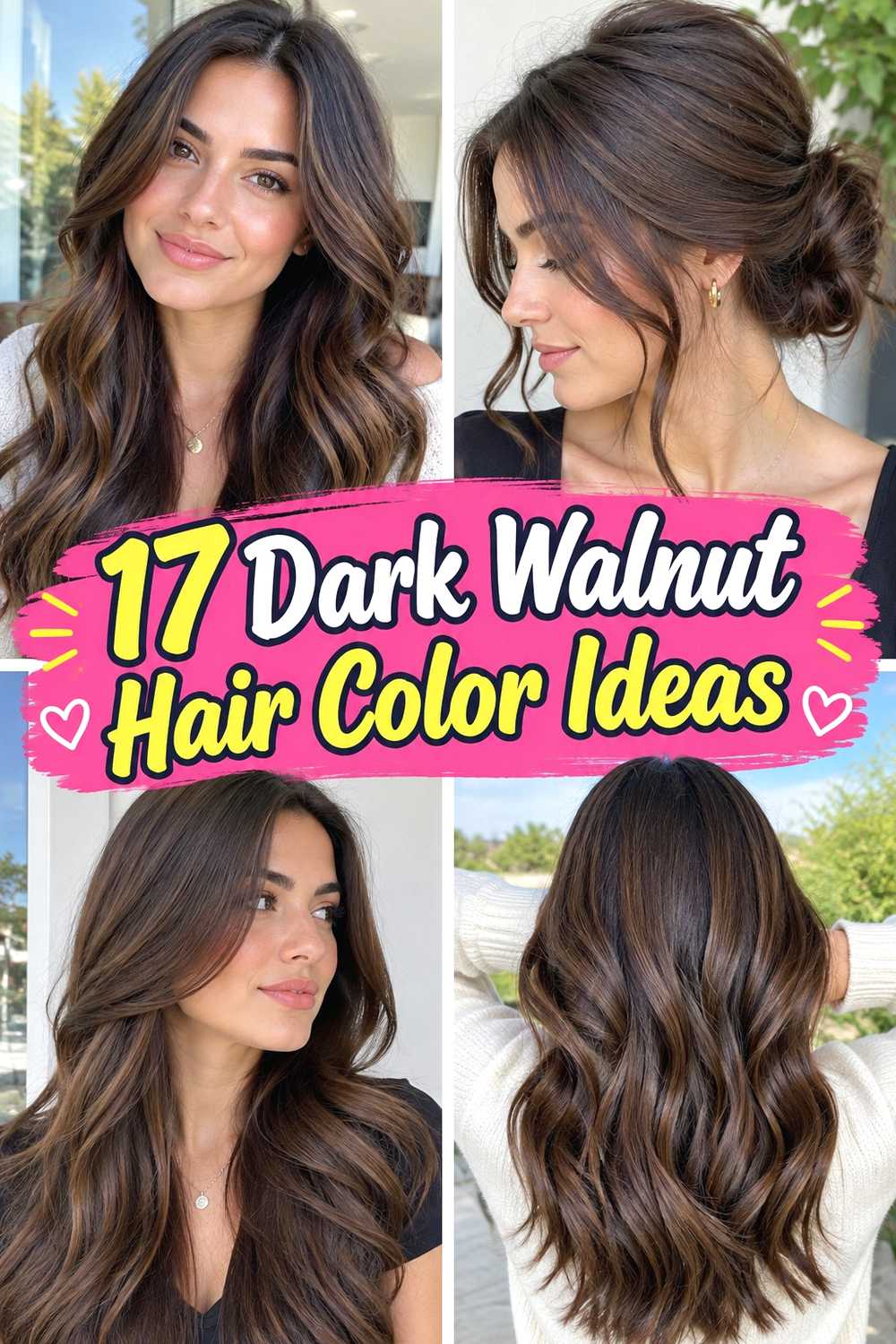17 Dark Walnut Hair Color Ideas