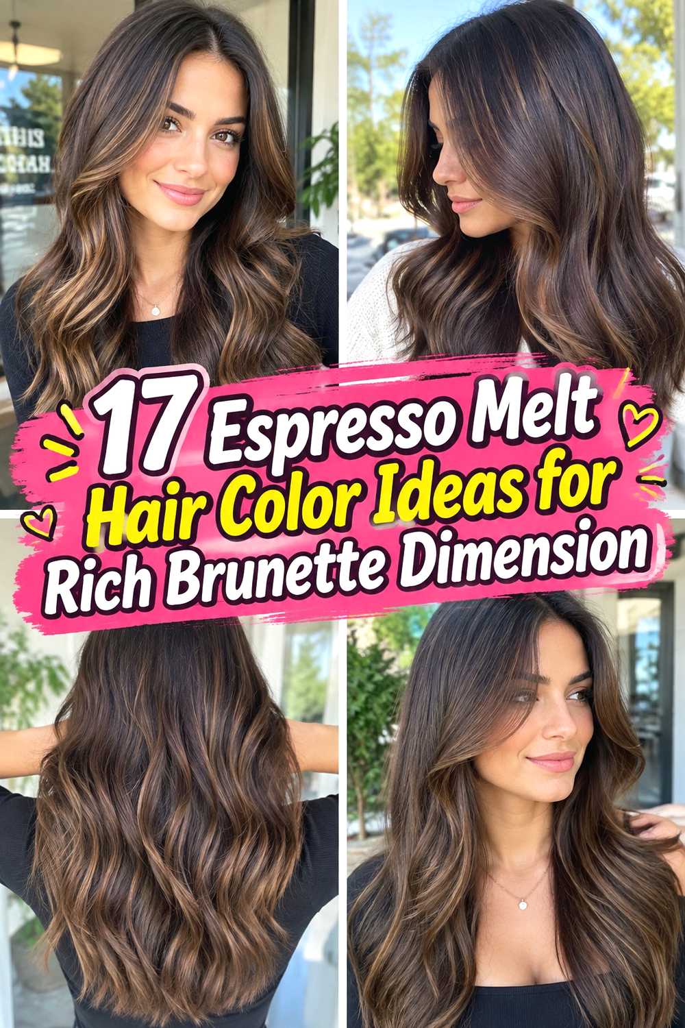 17 Espresso Melt Hair Color Ideas for Rich Brunette Dimension