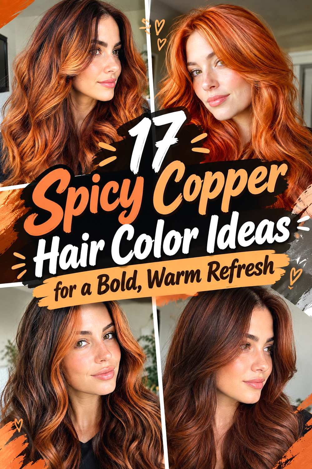 17 Spicy Copper Hair Color Ideas for a Bold, Warm Refresh