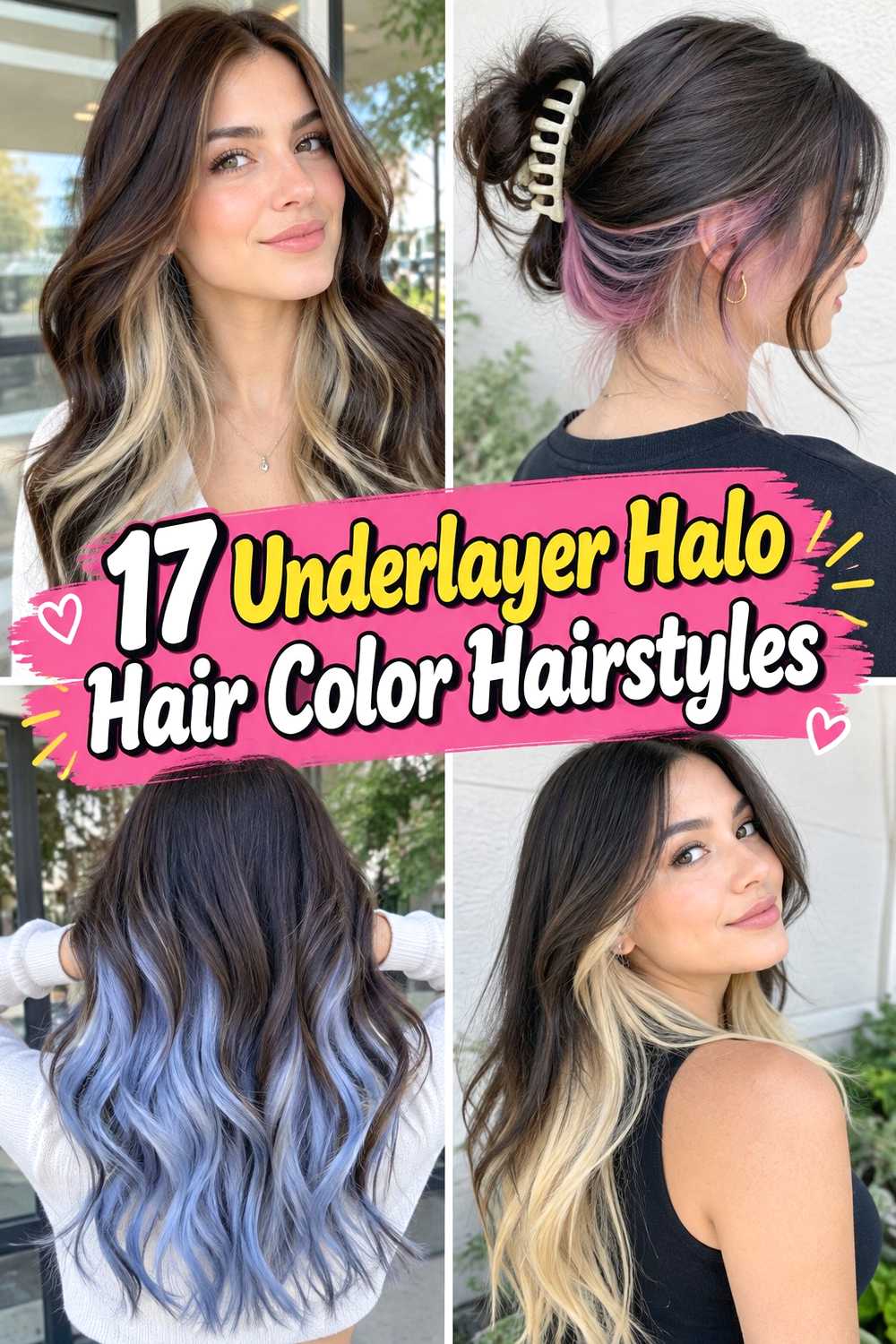 17 Underlayer Halo Hair Color Hairstyles