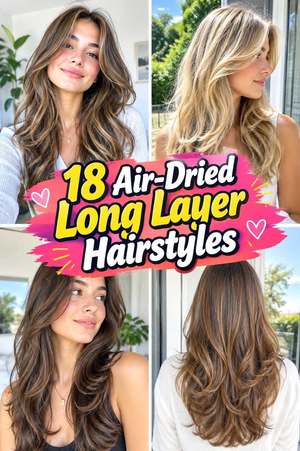 18 Air-Dried Long Layer Hairstyles