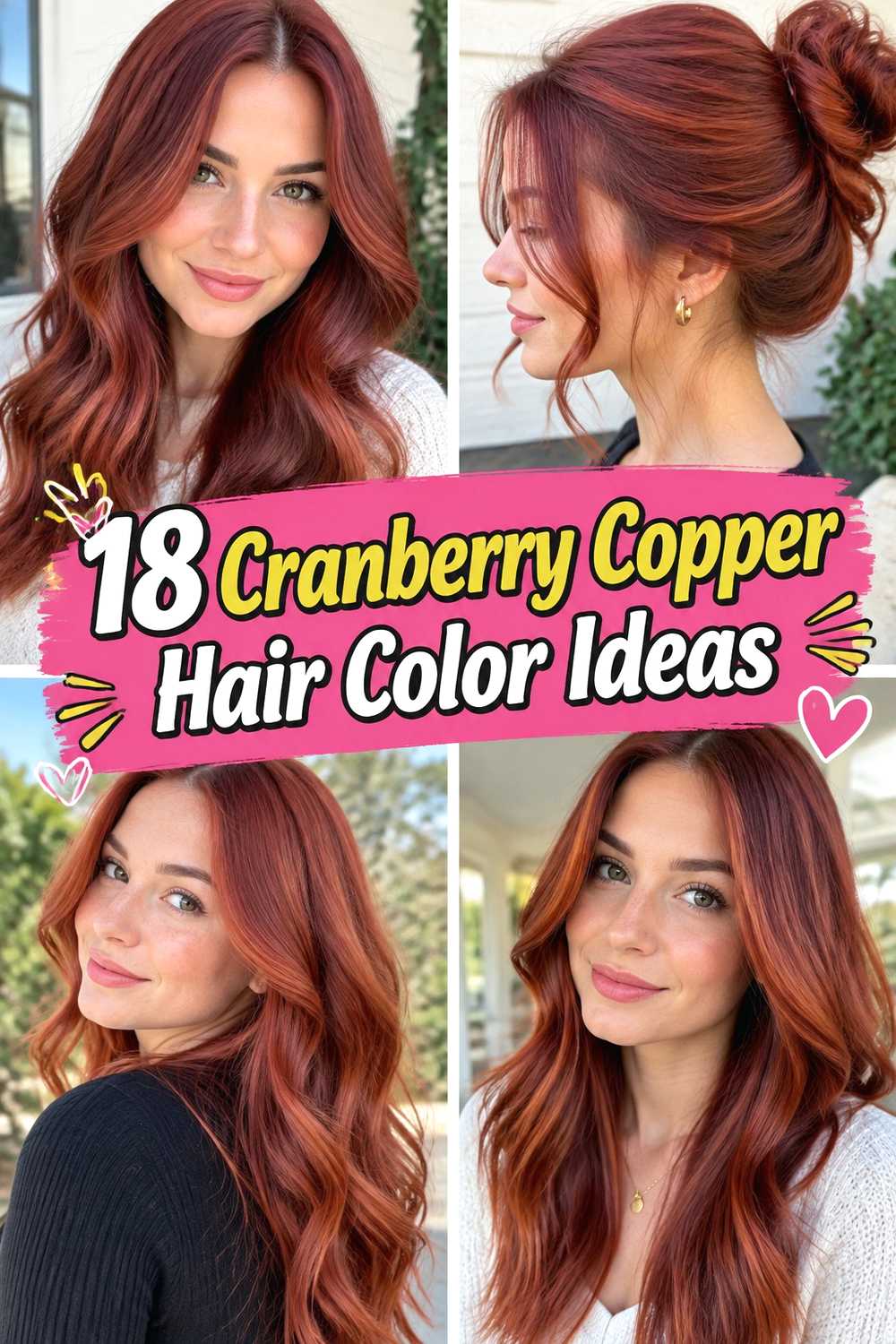 18 Cranberry Copper Hair Color Ideas