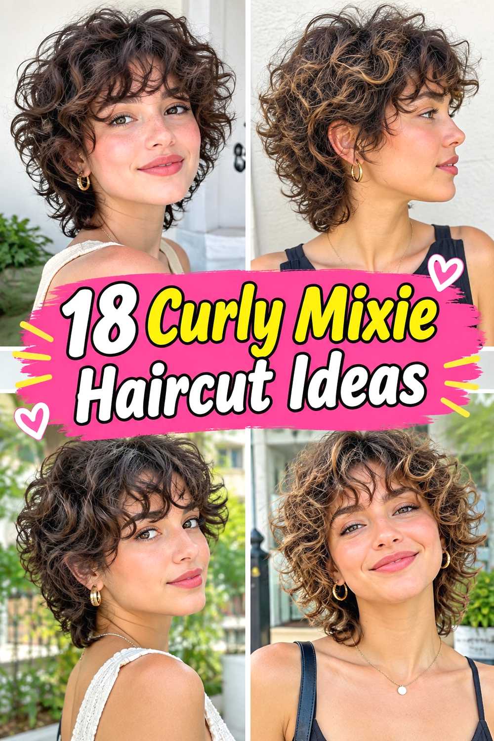 18 Curly Mixie Haircut Ideas