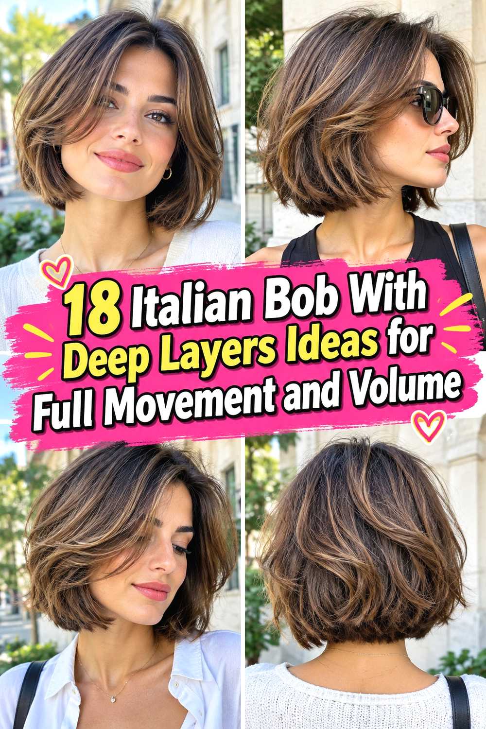 18 Italian Bob With Deep Layers Ideas for Full Movement and Volume