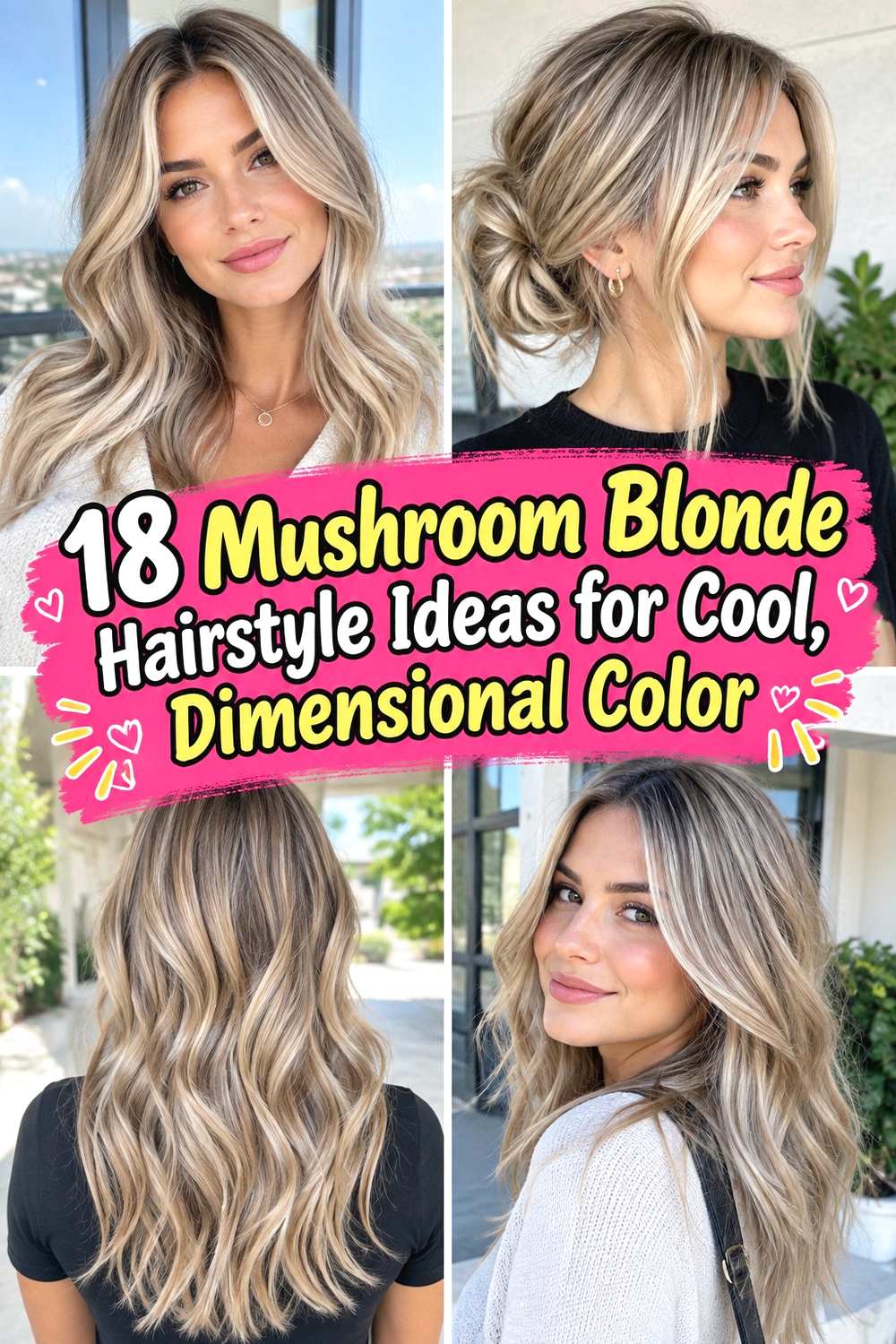 18 Mushroom Blonde Hairstyle Ideas for Cool, Dimensional Color