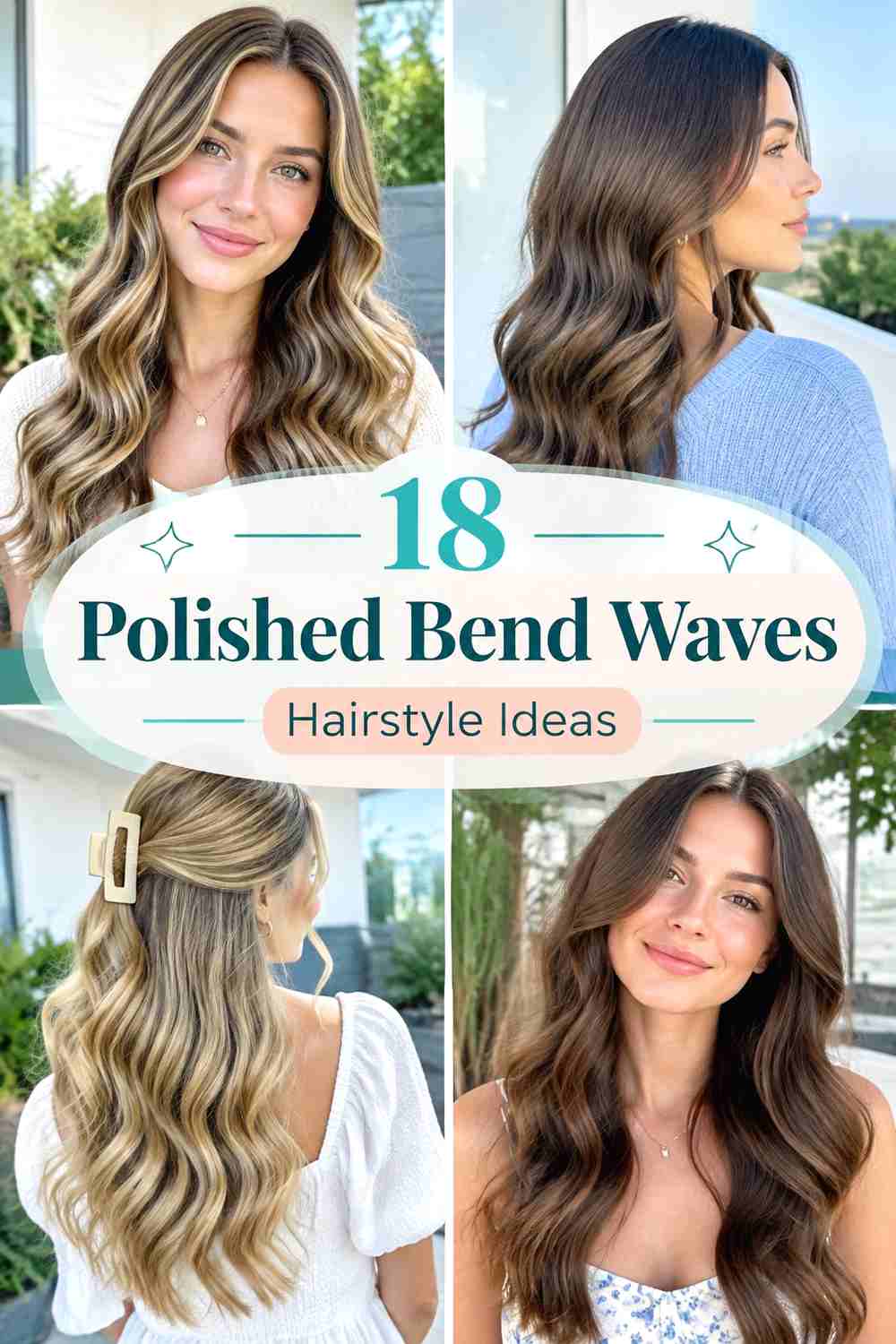 18 Polished Bend Waves Hairstyle Ideas