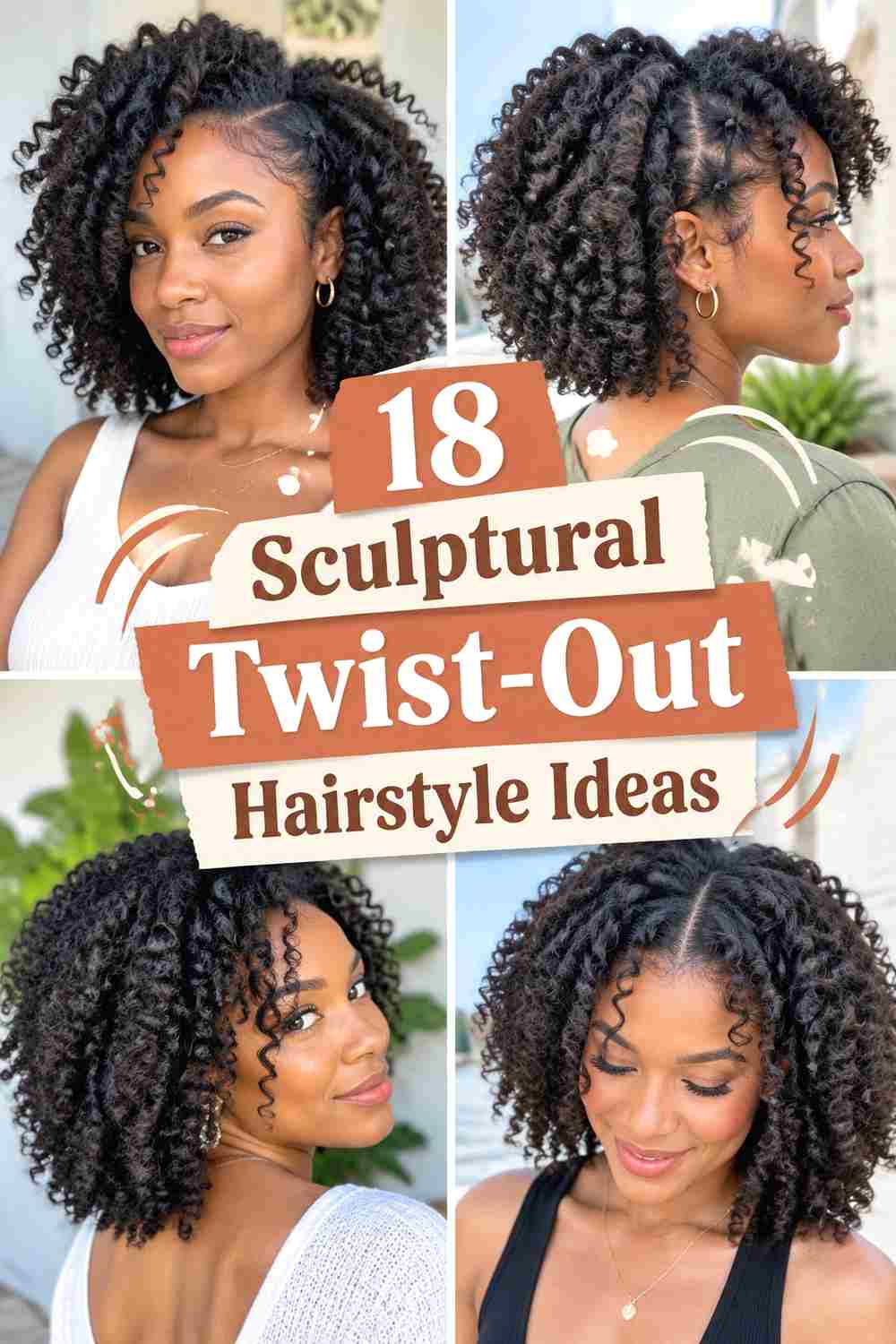 18 Sculptural Twist-Out Hairstyle Ideas