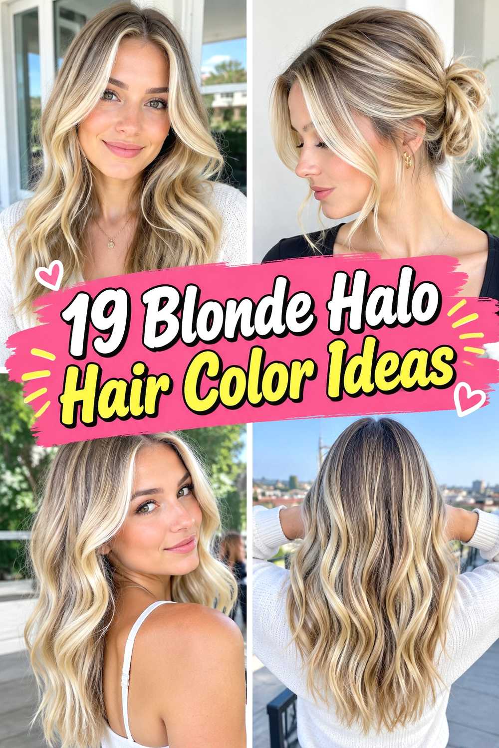 19 Blonde Halo Hair Color Ideas