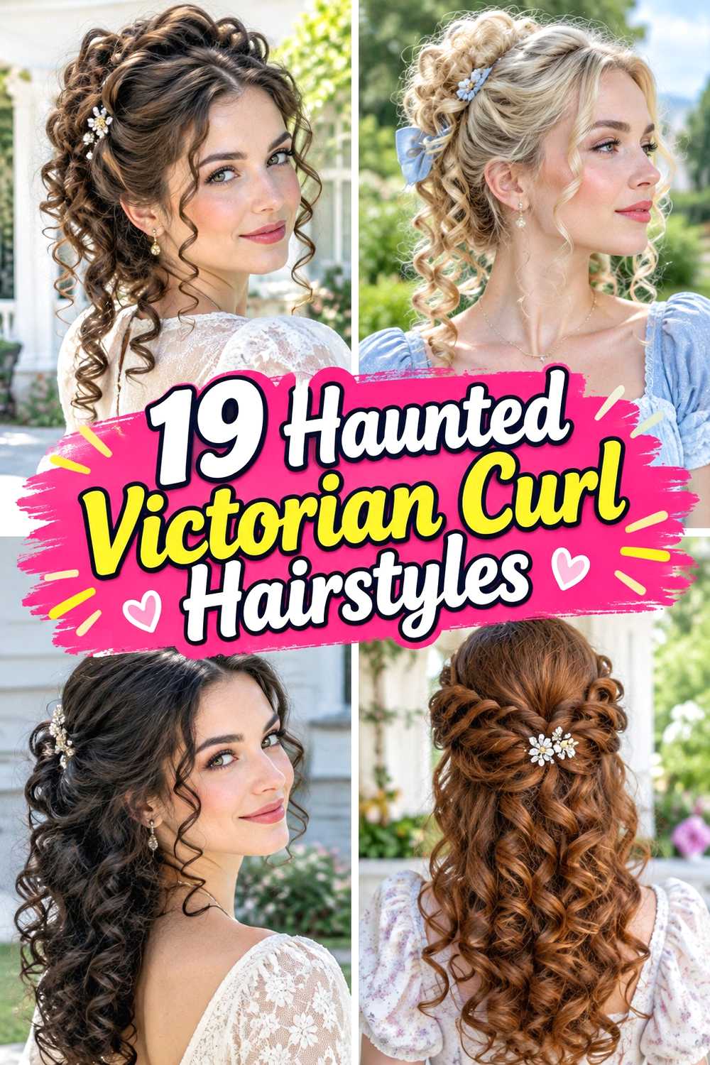 19 Haunted Victorian Curl Hairstyles for Romantic Gothic Style