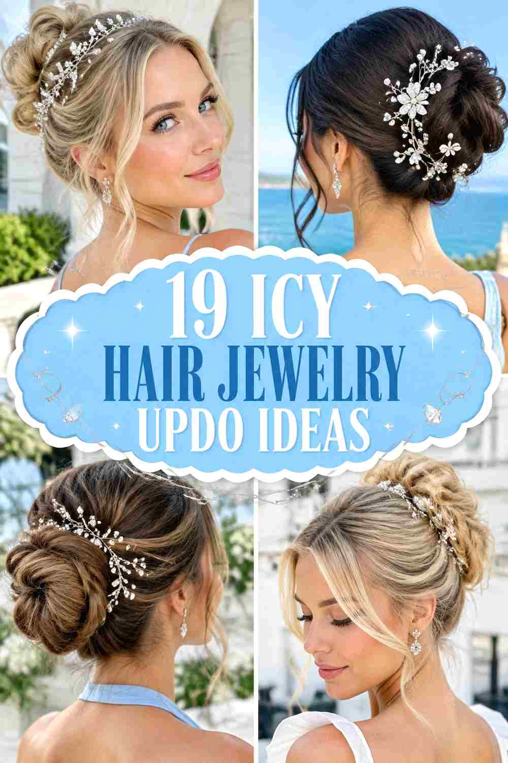 19 Icy Hair Jewelry Updo Ideas