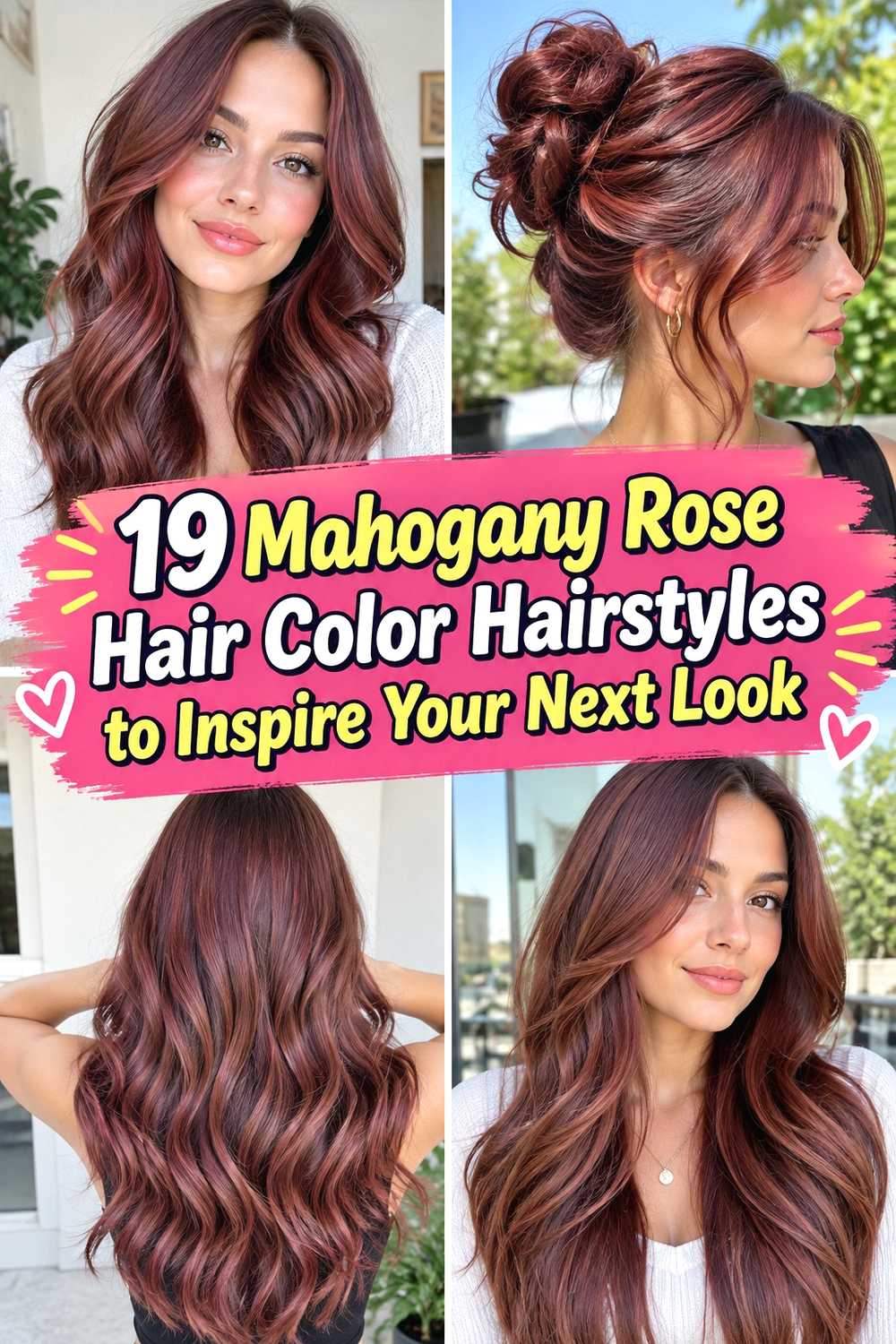 19 Mahogany Rose Hair Color Hairstyles to Inspire Your Next Look