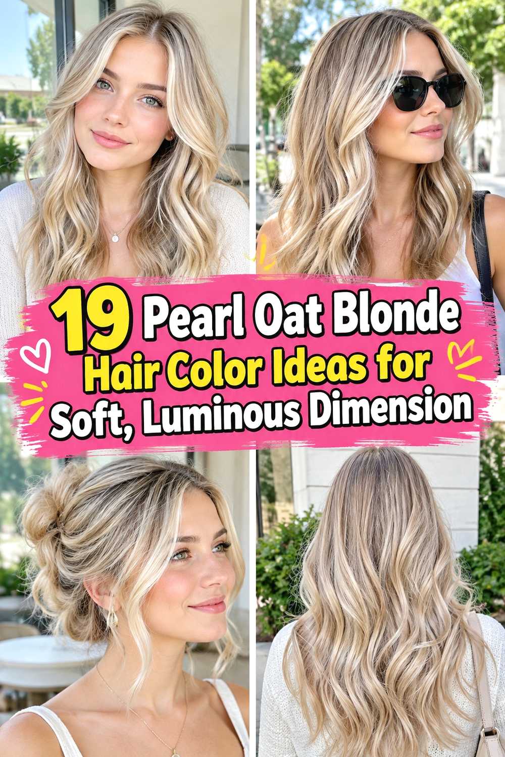 19 Pearl Oat Blonde Hair Color Ideas for Soft, Luminous Dimension