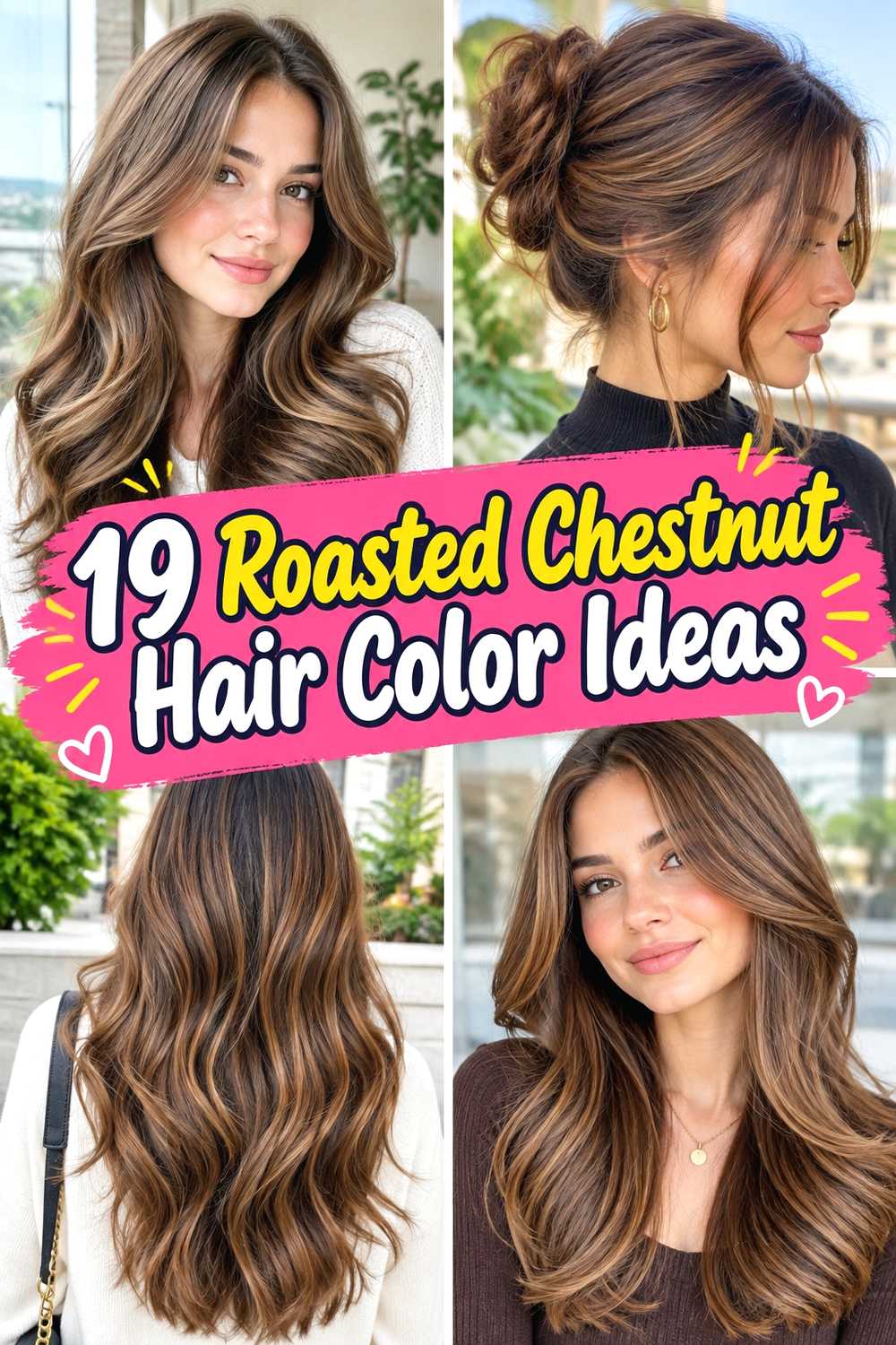 19 Roasted Chestnut Hair Color Ideas