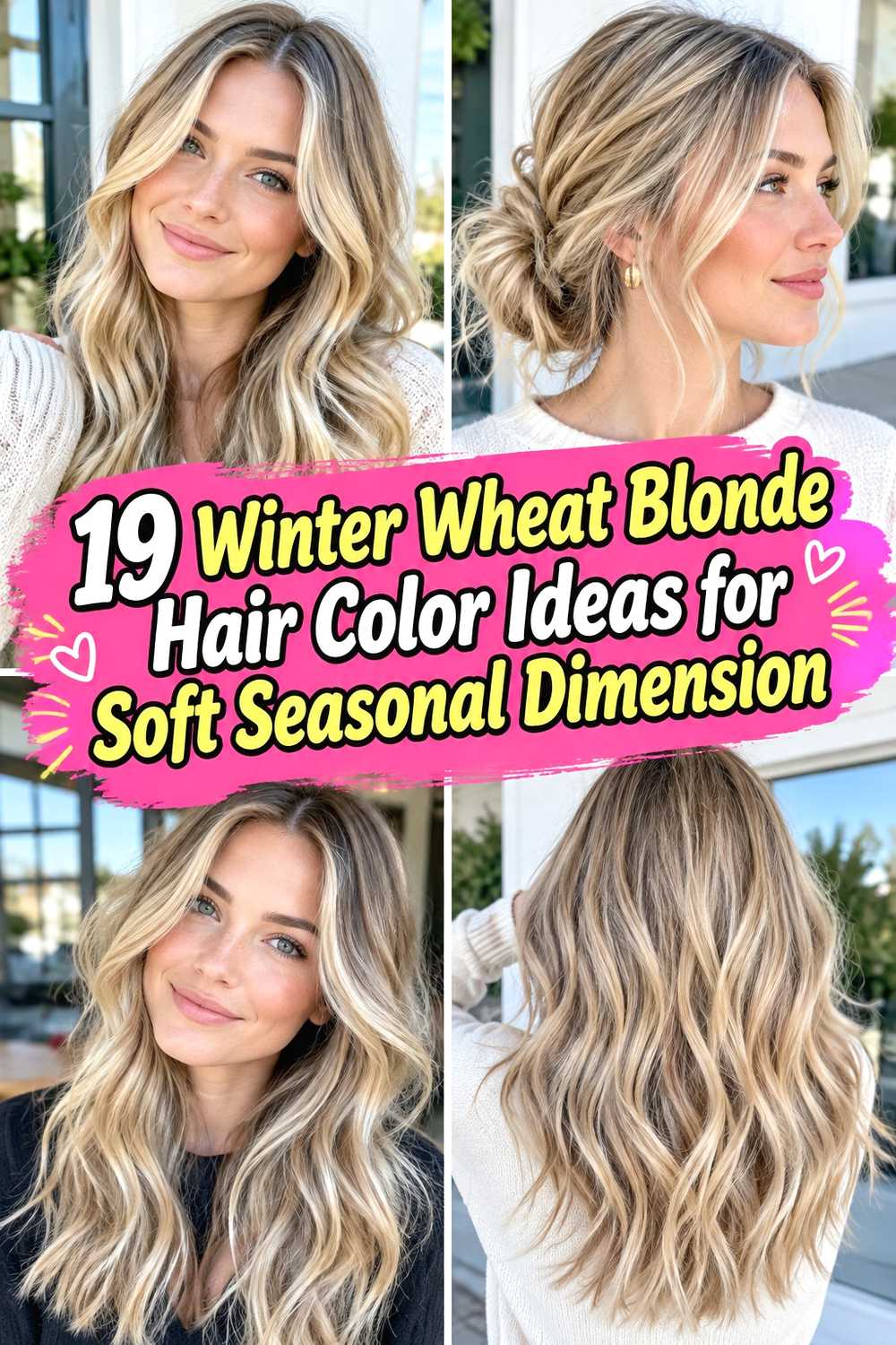 19 Winter Wheat Blonde Hair Color Ideas for Soft Seasonal Dimension