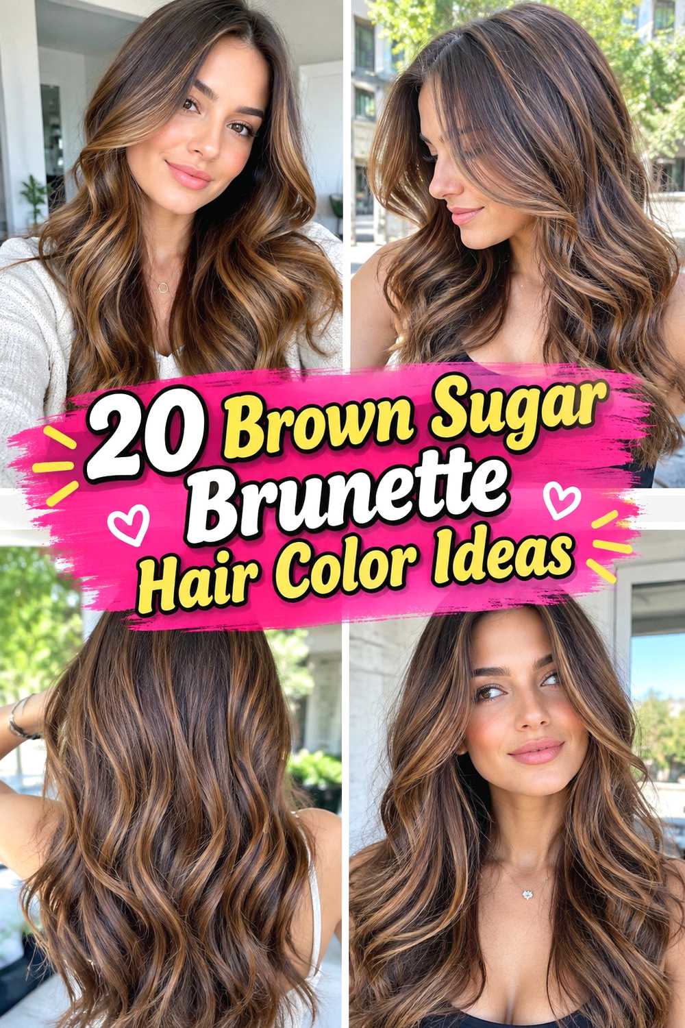 20 Brown Sugar Brunette Hair Color Ideas