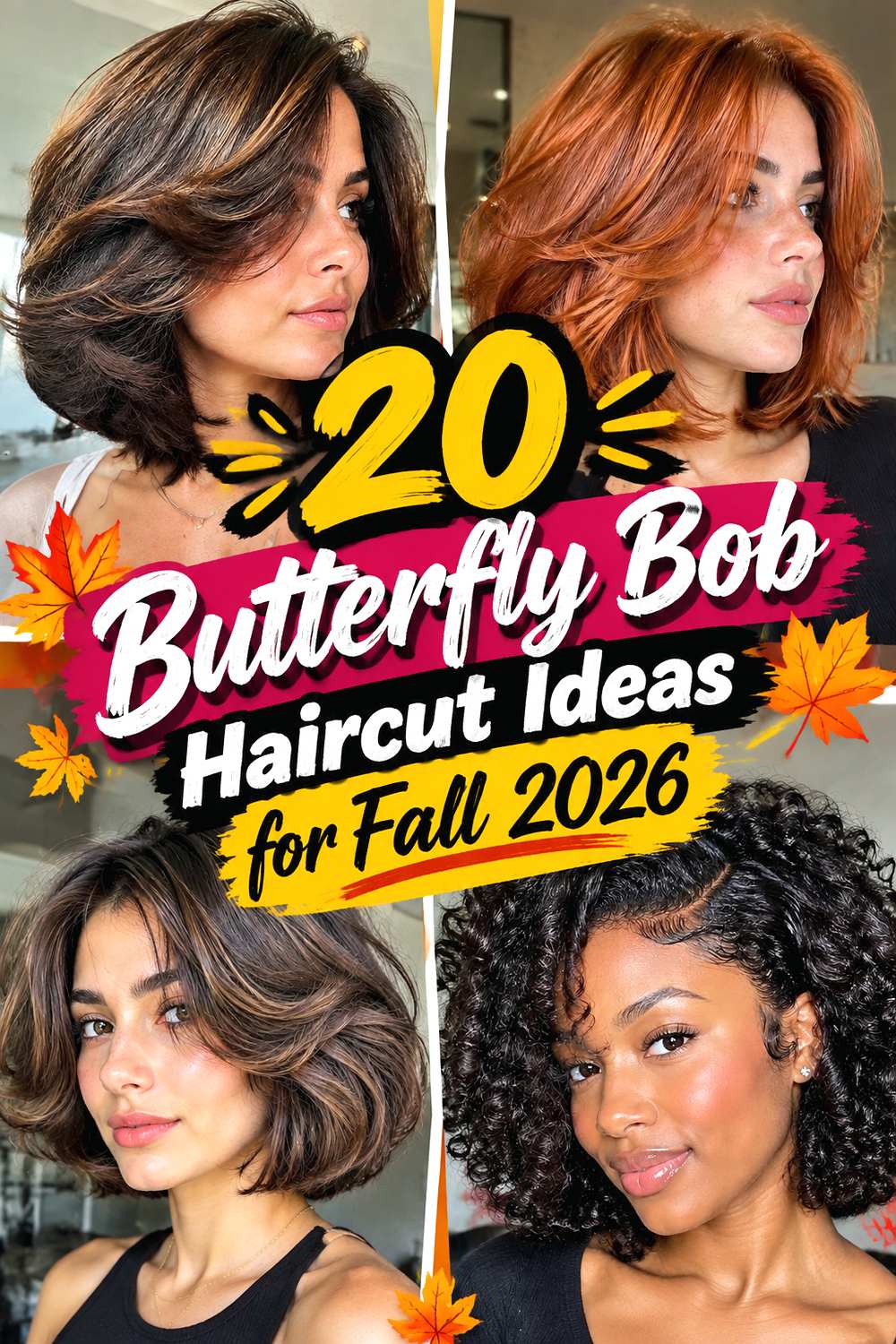 20 Butterfly Bob Haircut Ideas for Fall 2026
