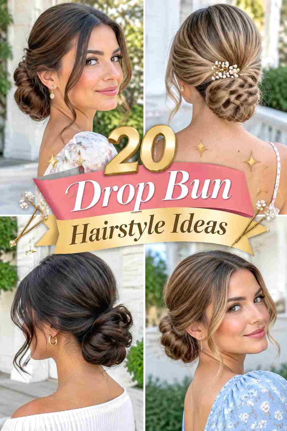 20 Drop Bun Hairstyle Ideas