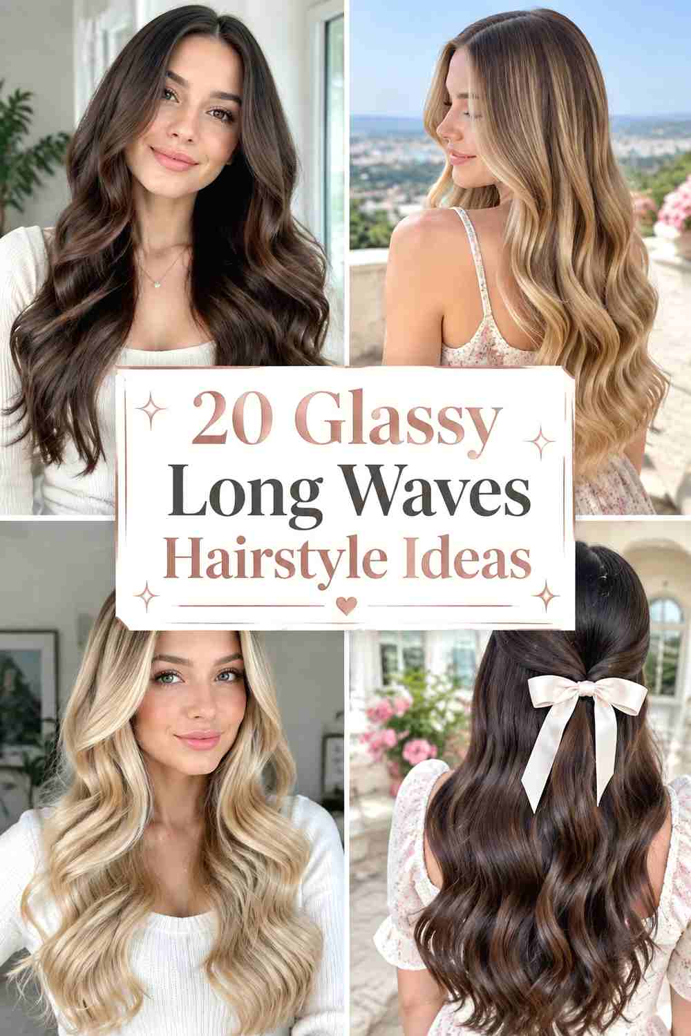 20 Glassy Long Waves Hairstyle Ideas