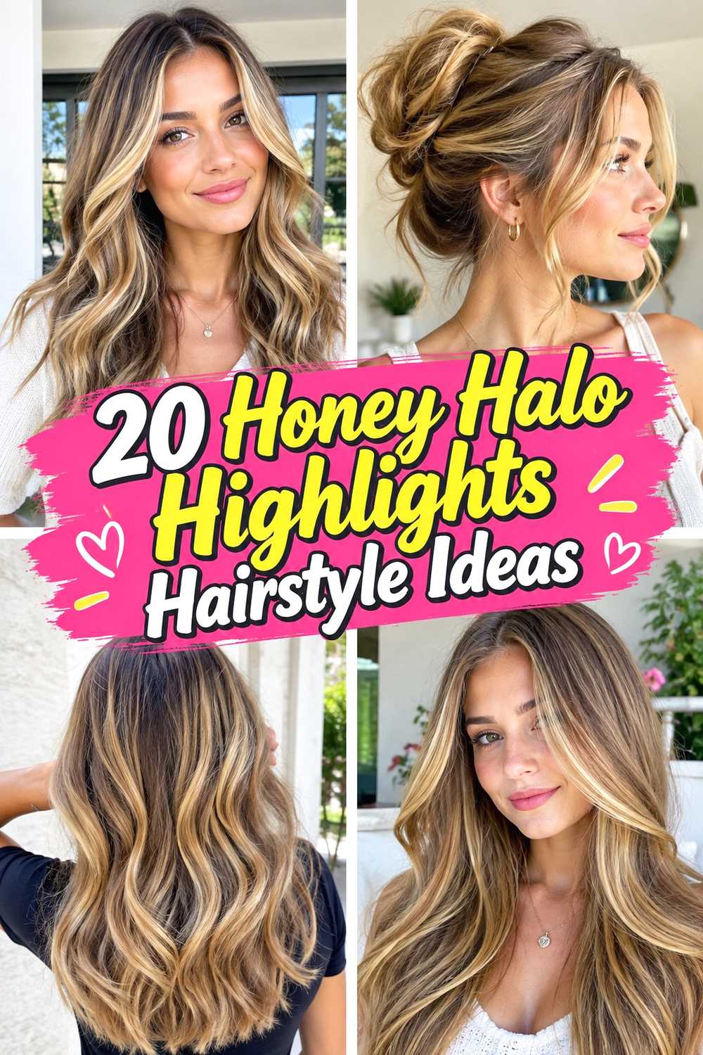 20 Honey Halo Highlights Hairstyle Ideas