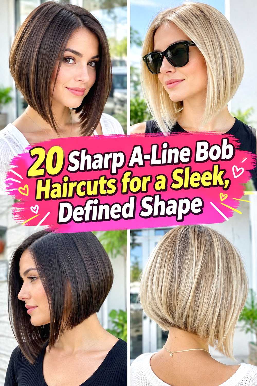 20 Sharp A-Line Bob Haircuts for a Sleek, Defined Shape