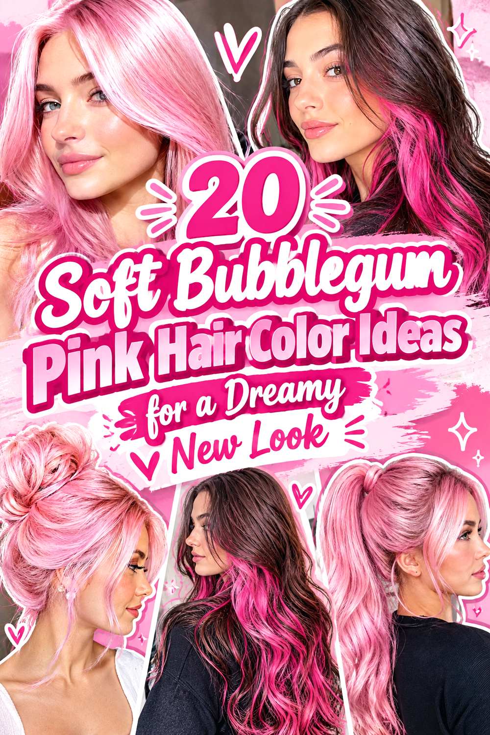20 Soft Bubblegum Pink Hair Color Ideas for a Dreamy New Look