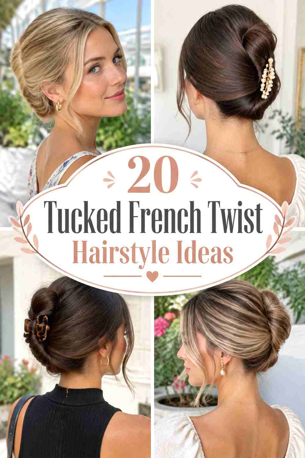 20 Tucked French Twist Hairstyle Ideas
